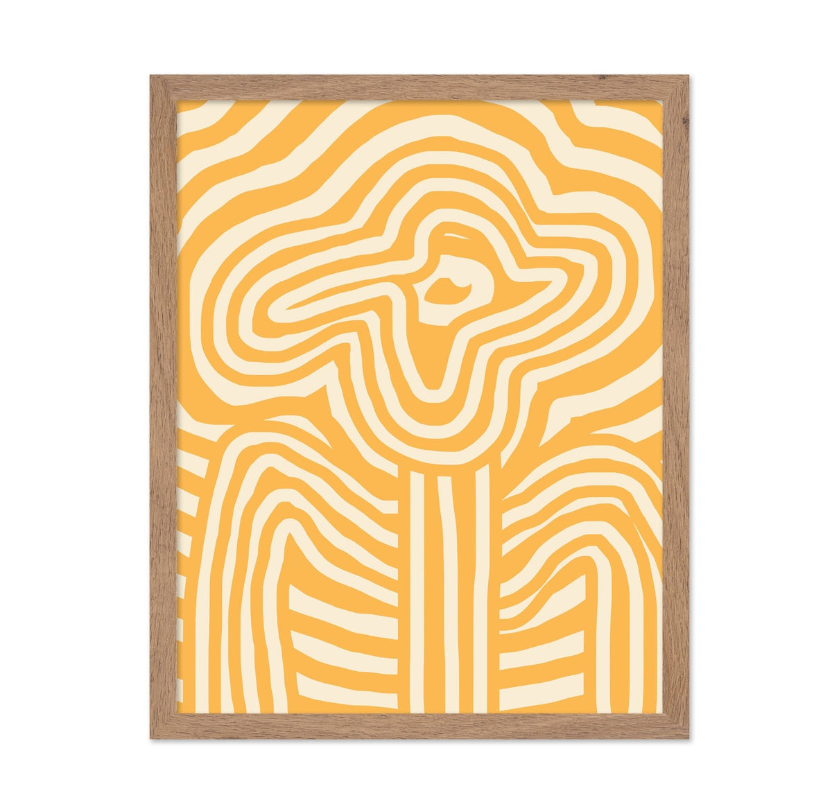 Yellow Striped Flower