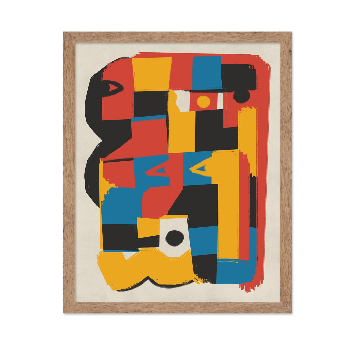 Bauhaus Abstract Color Block