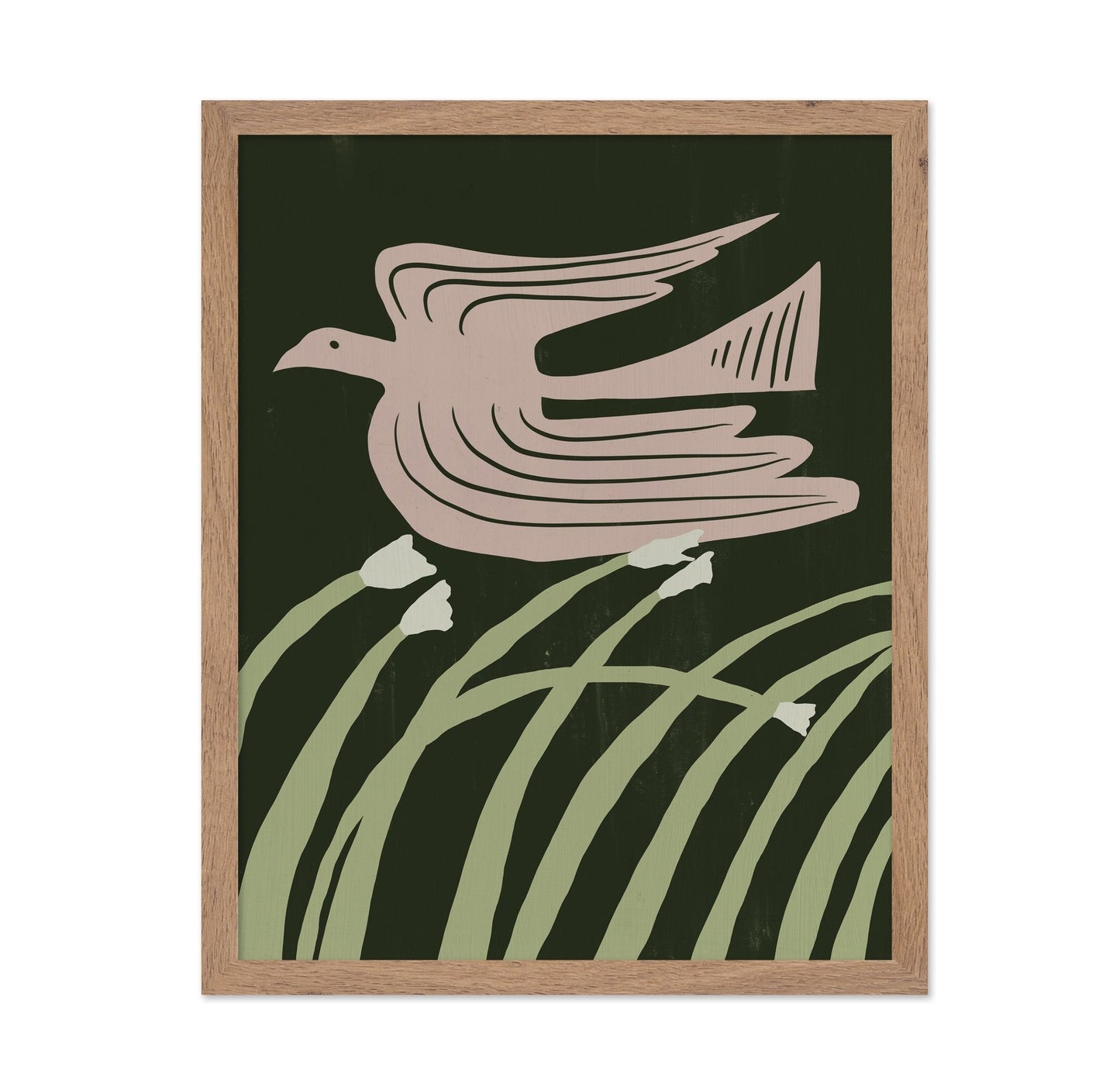 Stylized Bird In Flight