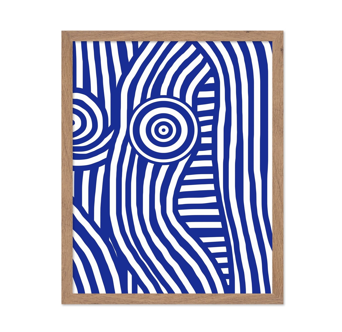 Front Blue and White Striped Nude