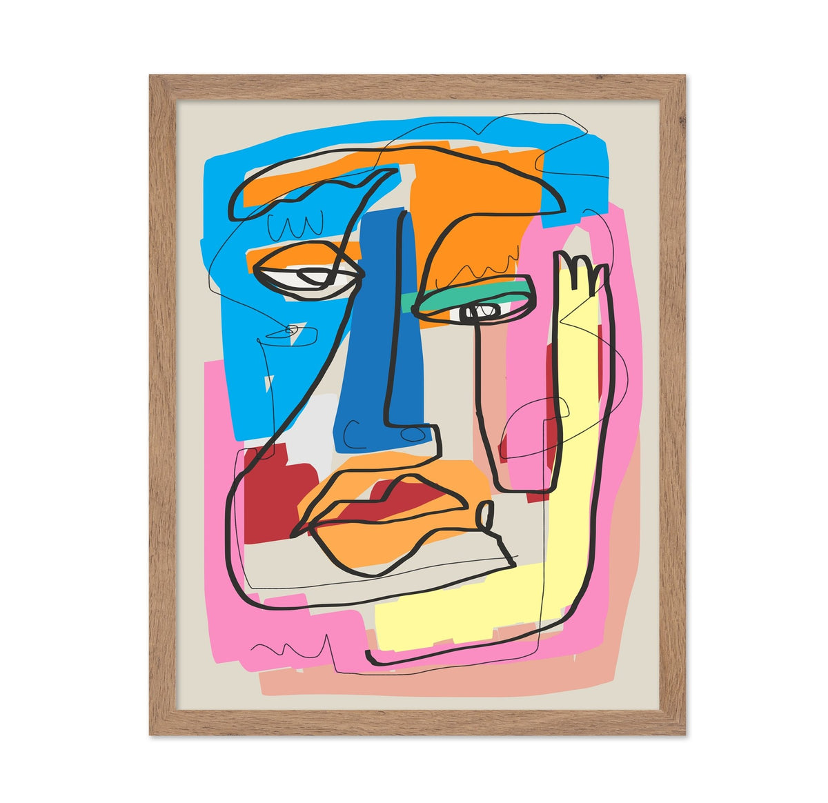 Abstract Candid Portrait