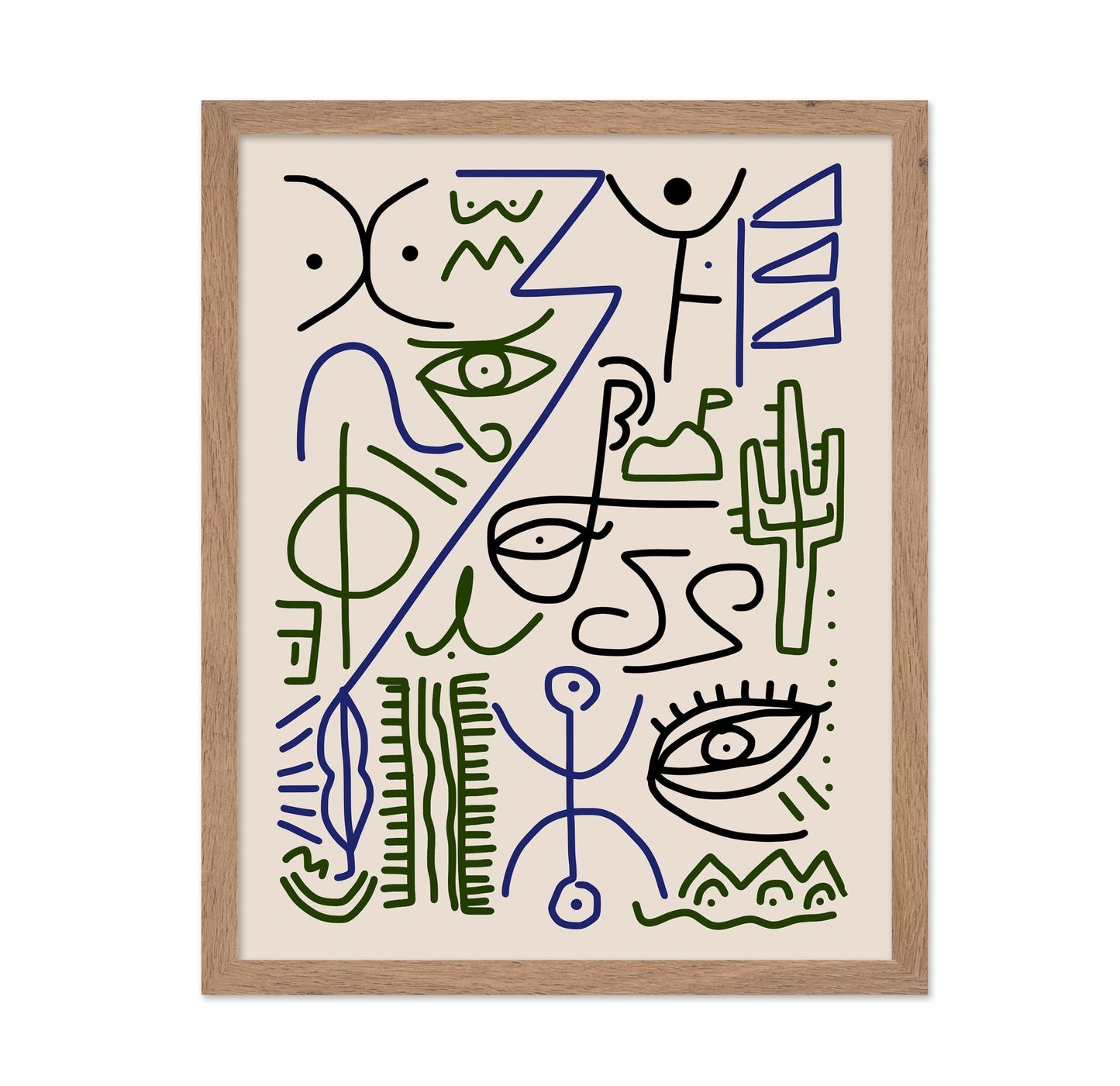 Line Art Bizarre Village Symbol