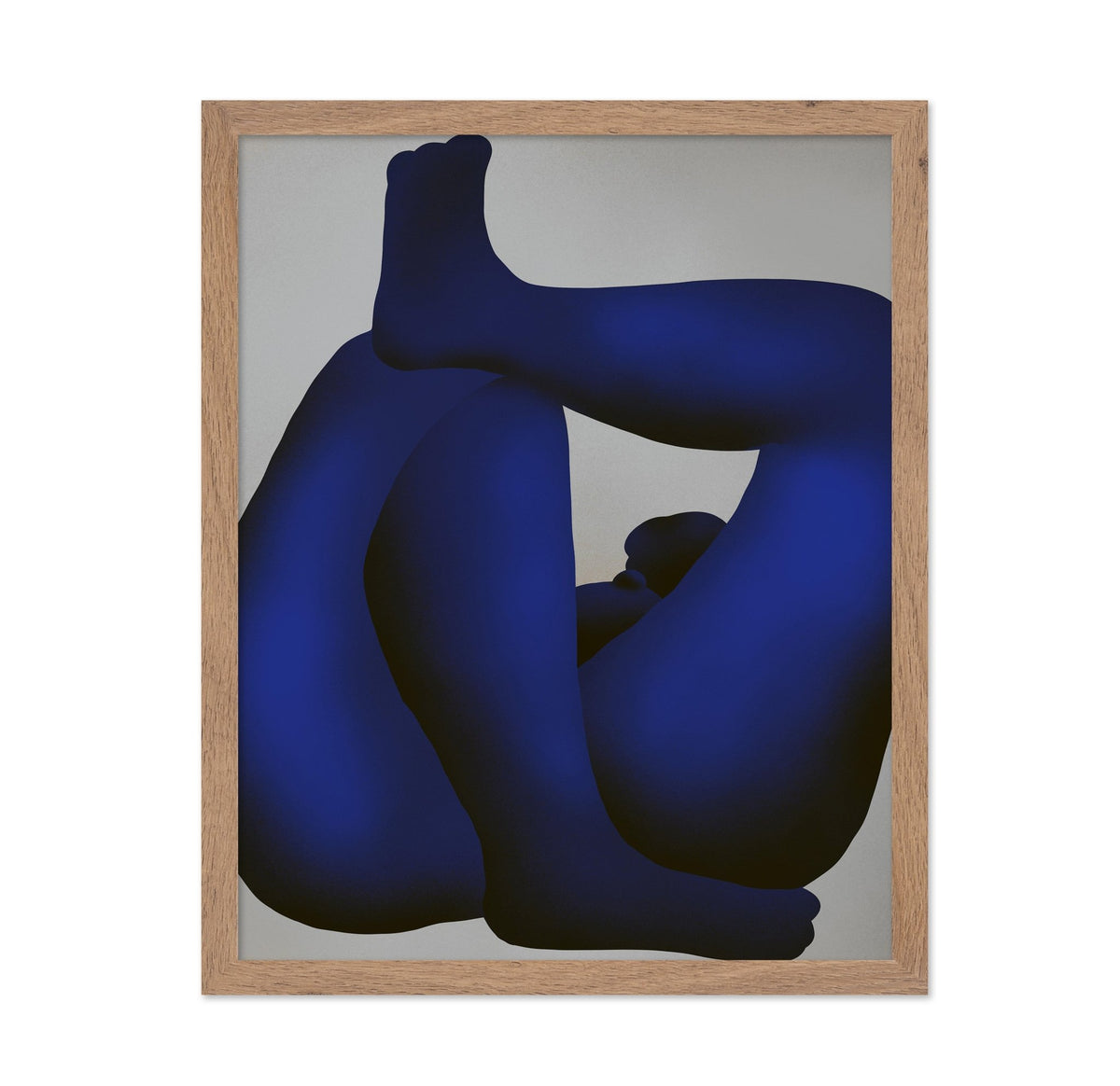 Blue Abstract Form