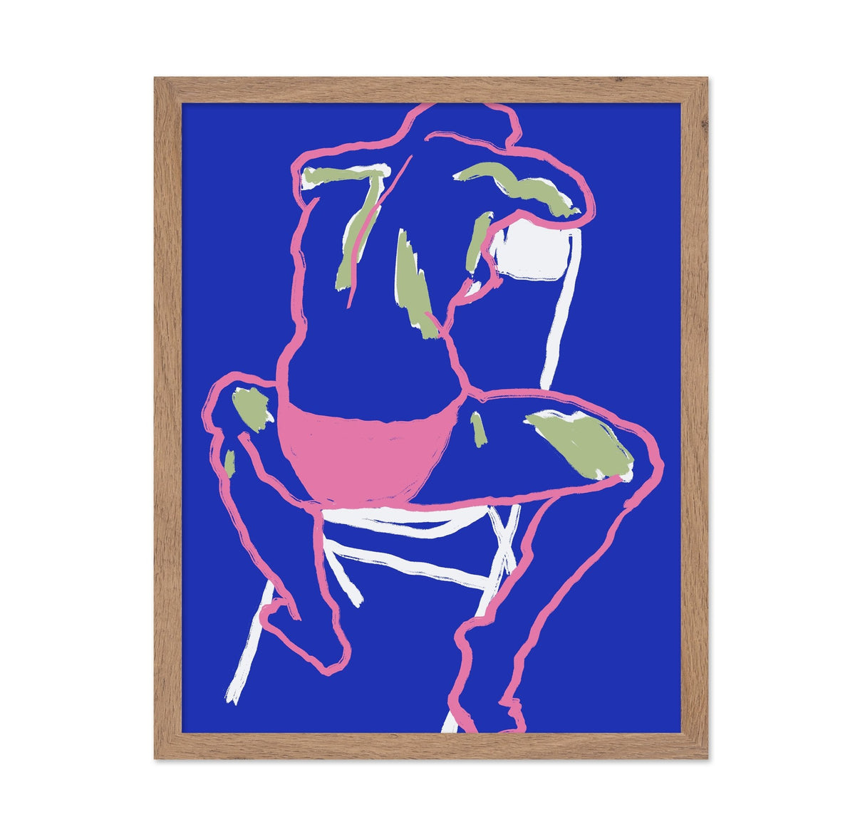 Blue Line Art