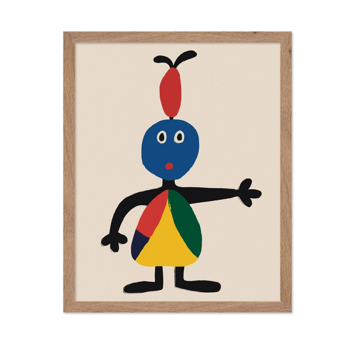 Abstract Figure With Vibrant Colors