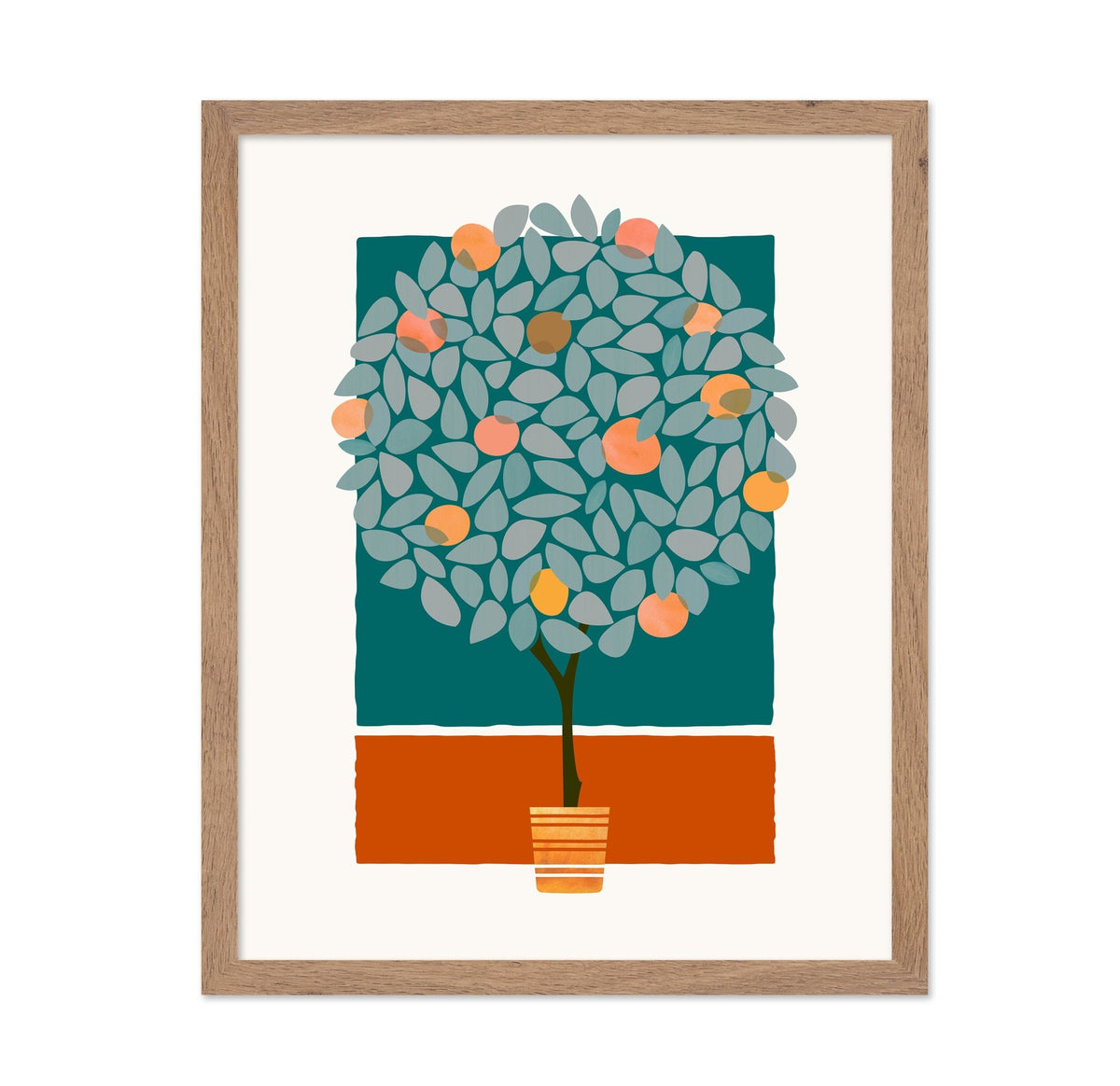 Orange Tree At Midnight