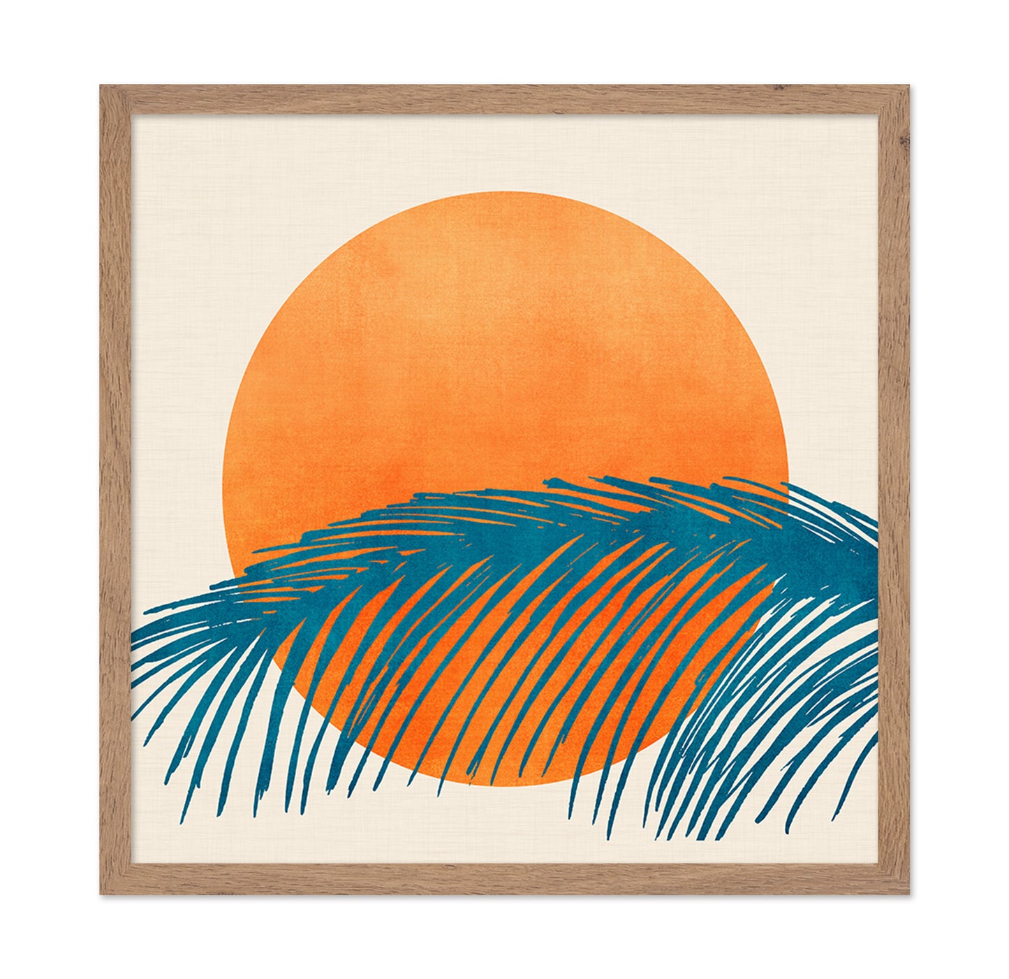 Retro Tropical Sunset