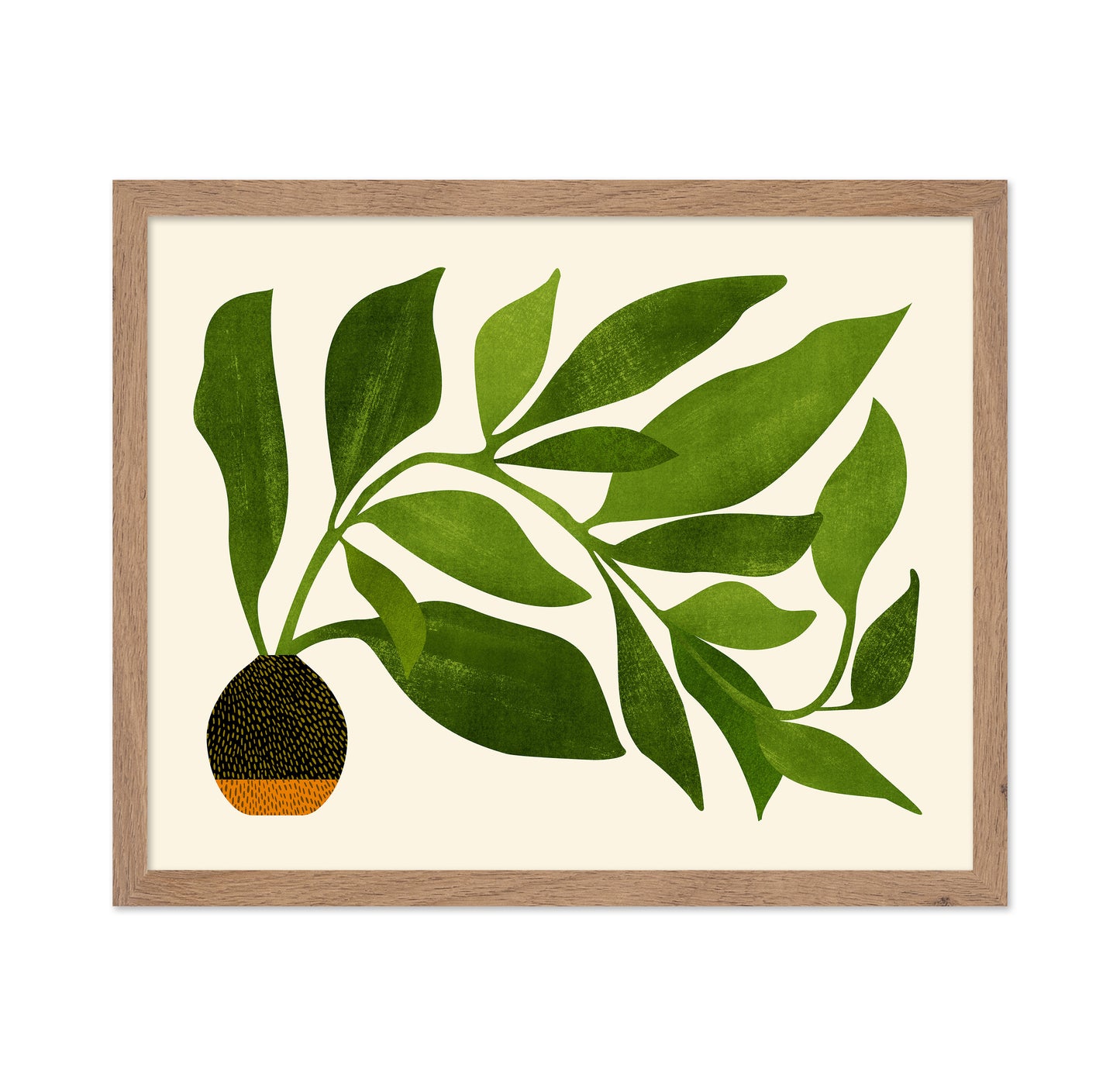 Modern Green Leaves