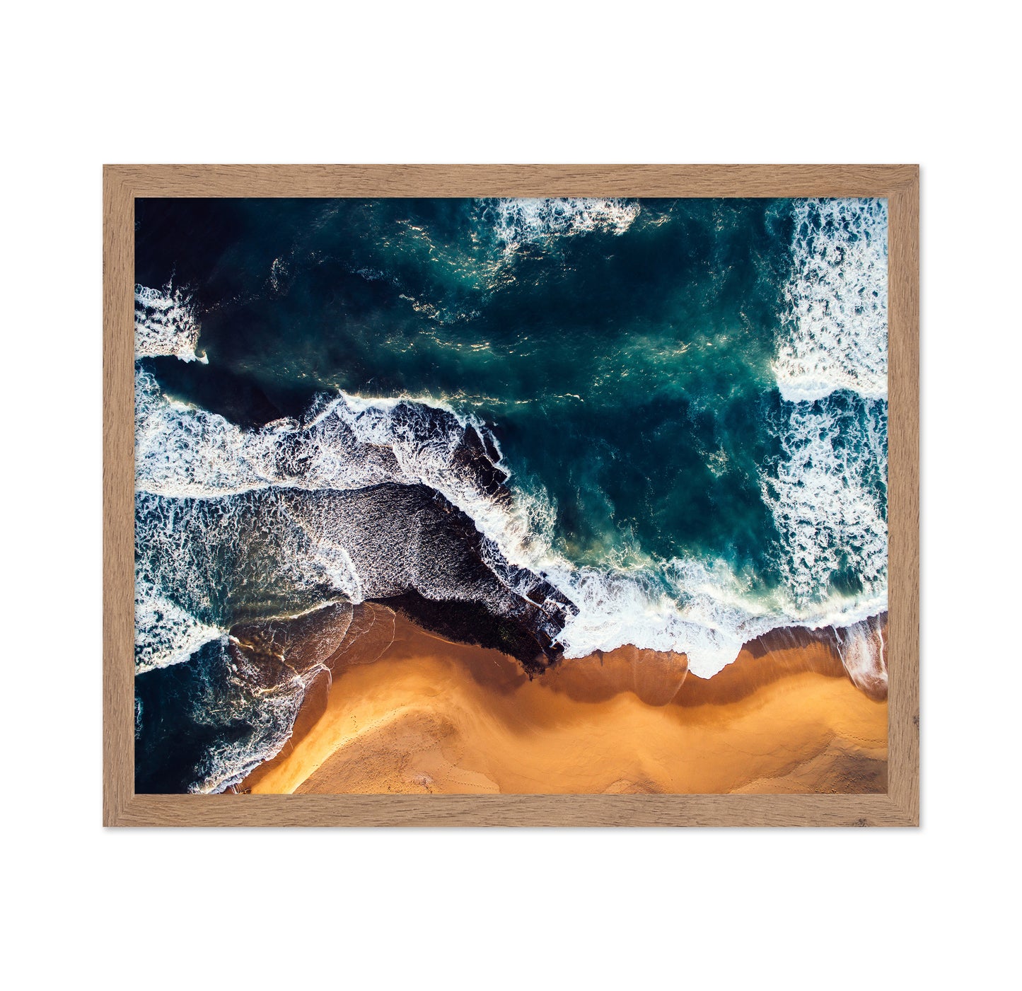 Deep Blue Ocean Waves