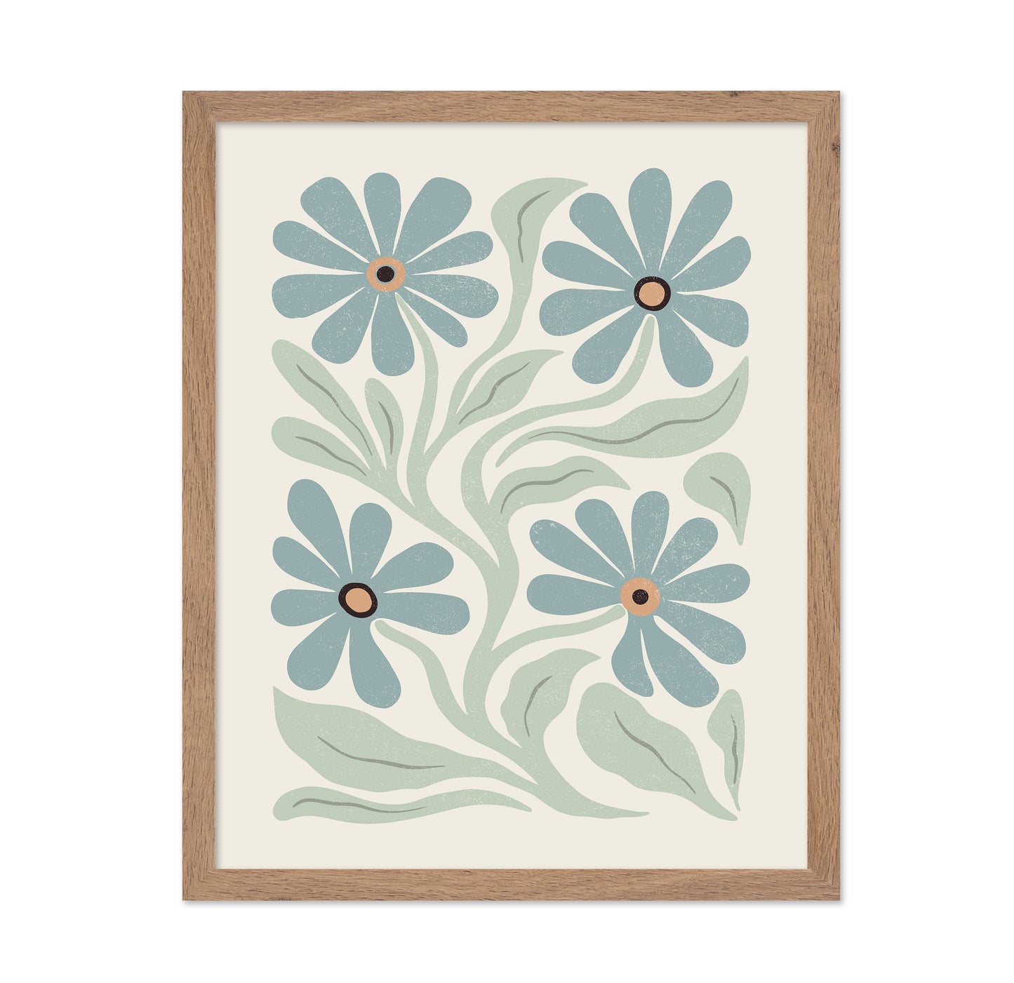 Floral Dance in Blue