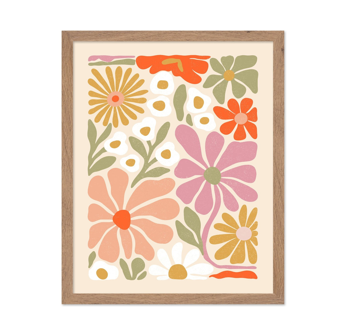 Flower Power Orange Pink