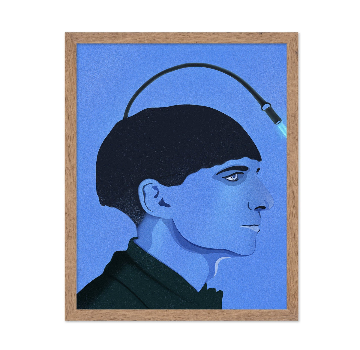The Man With The Blue Face