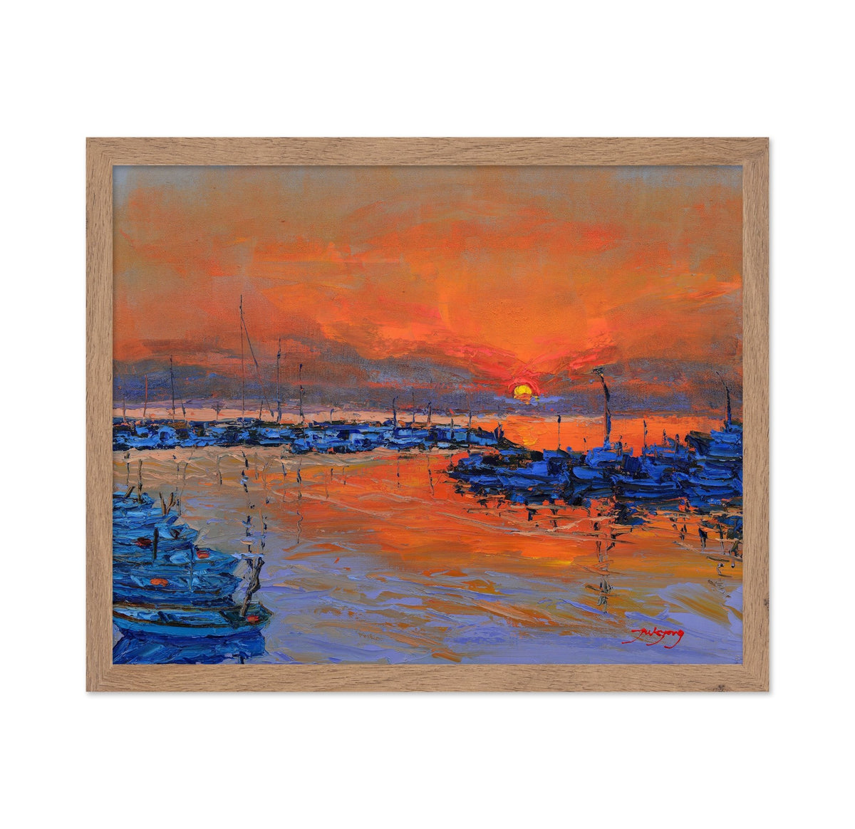 Harbor Sunrise Glow