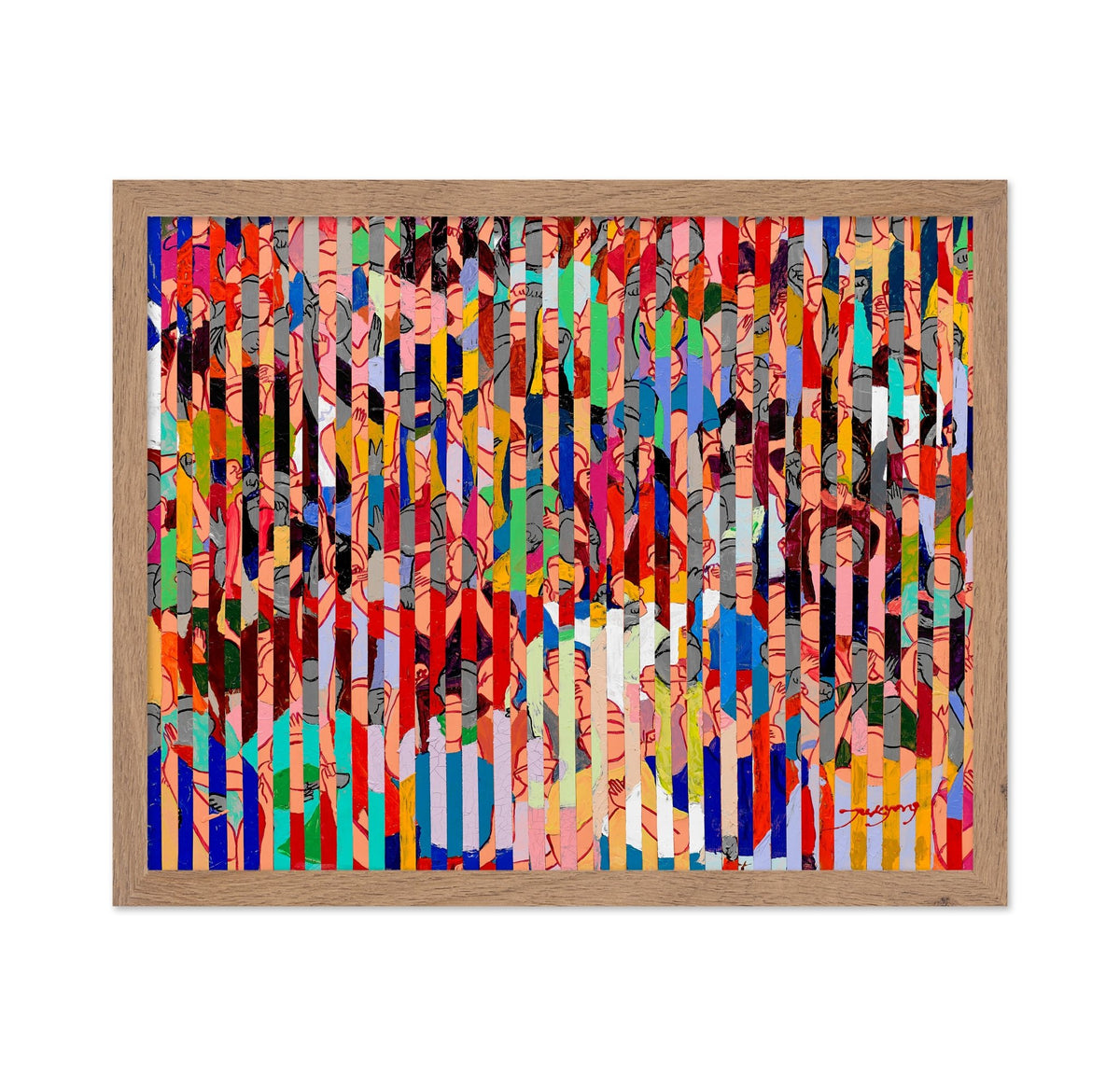 Colorful Crowd