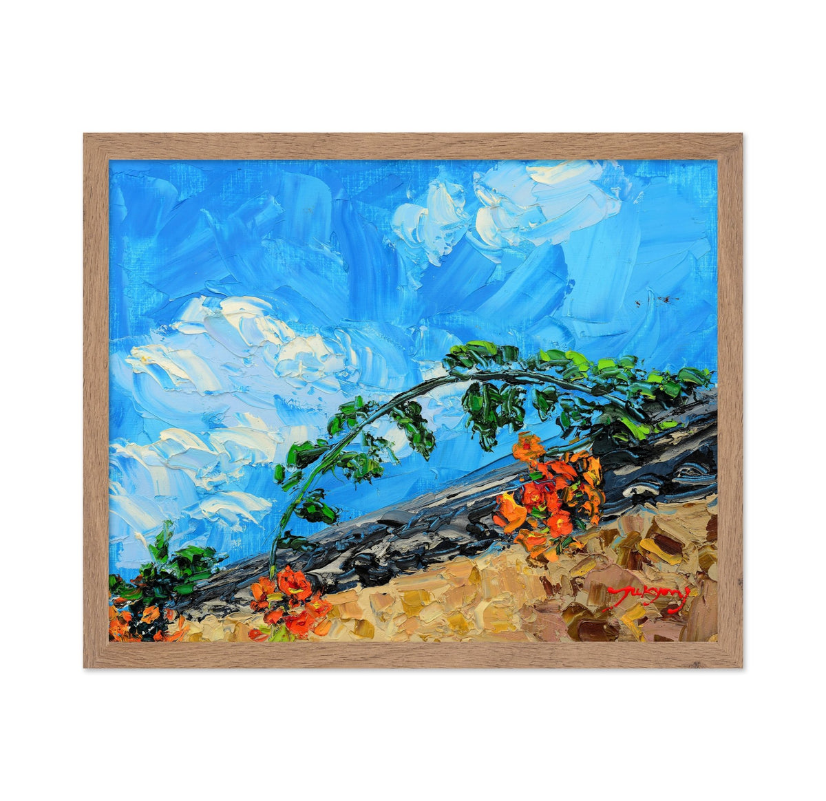 Jacaranda Oil On Canvas
