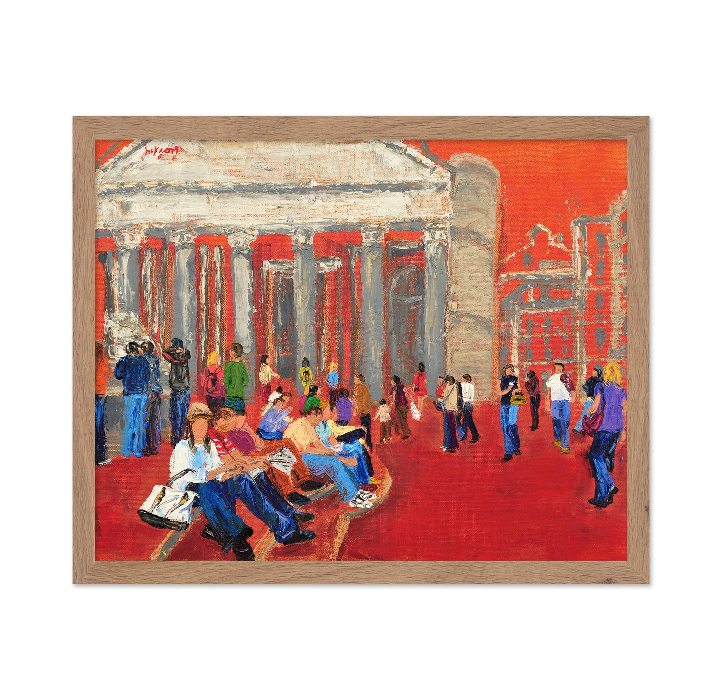 Bustle in Red