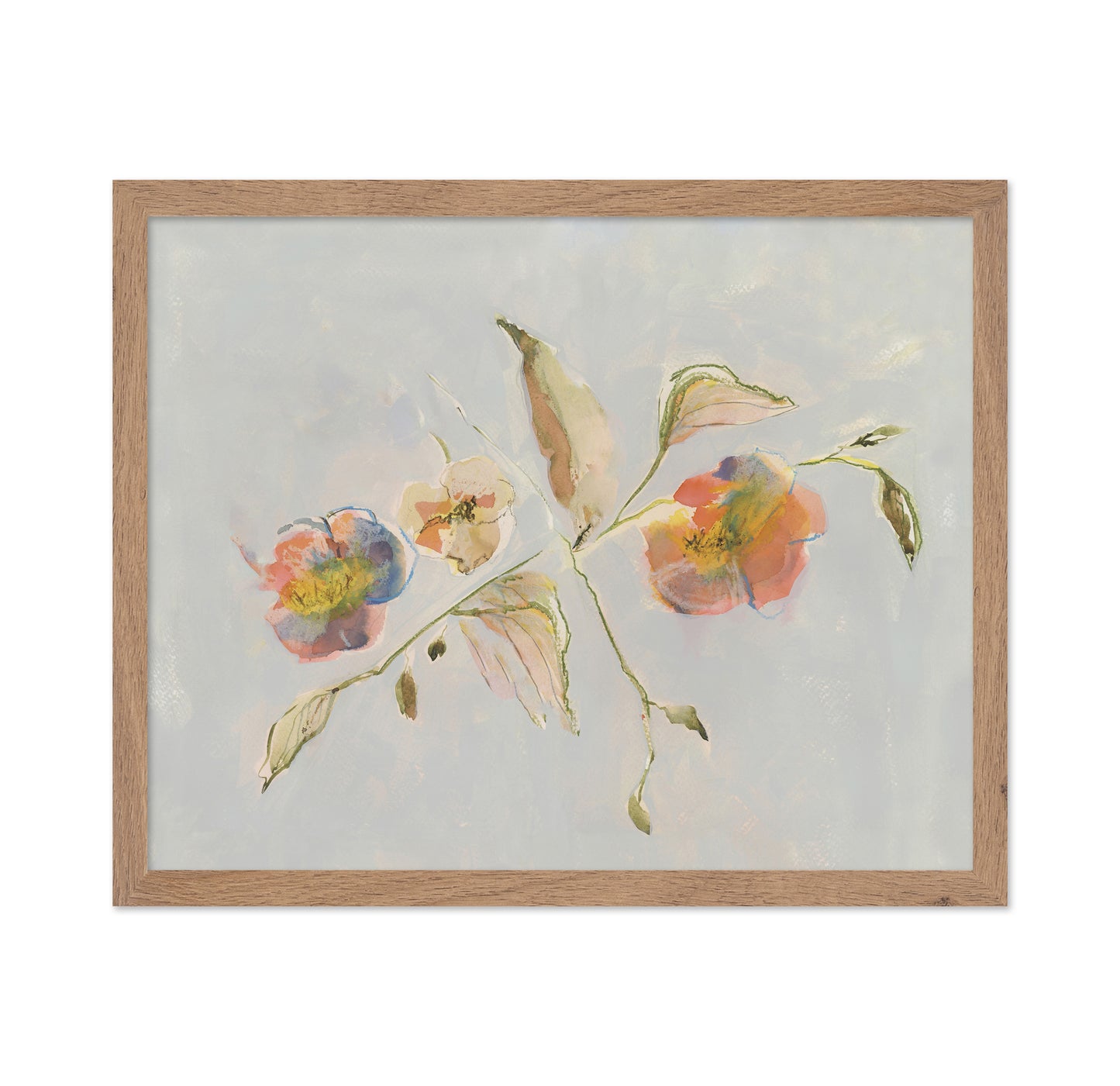 Botanical Antique Flowers No 1
