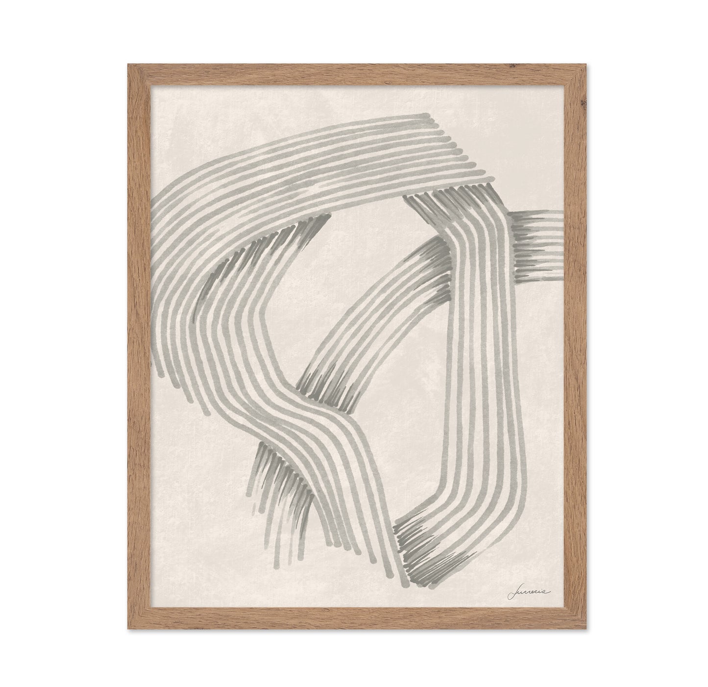 Abstract Grey Intersections No 1