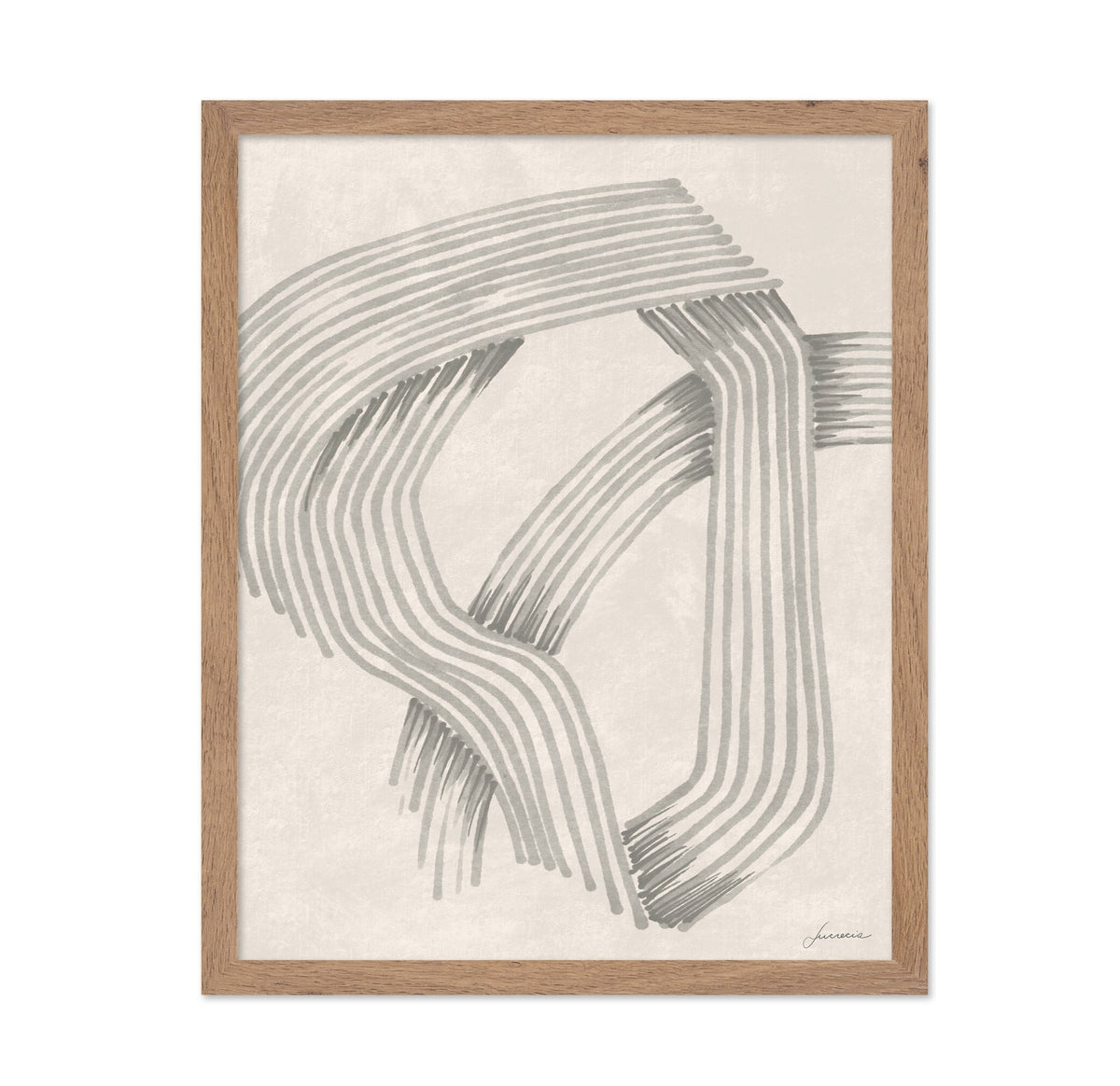 Abstract Grey Intersections No 1