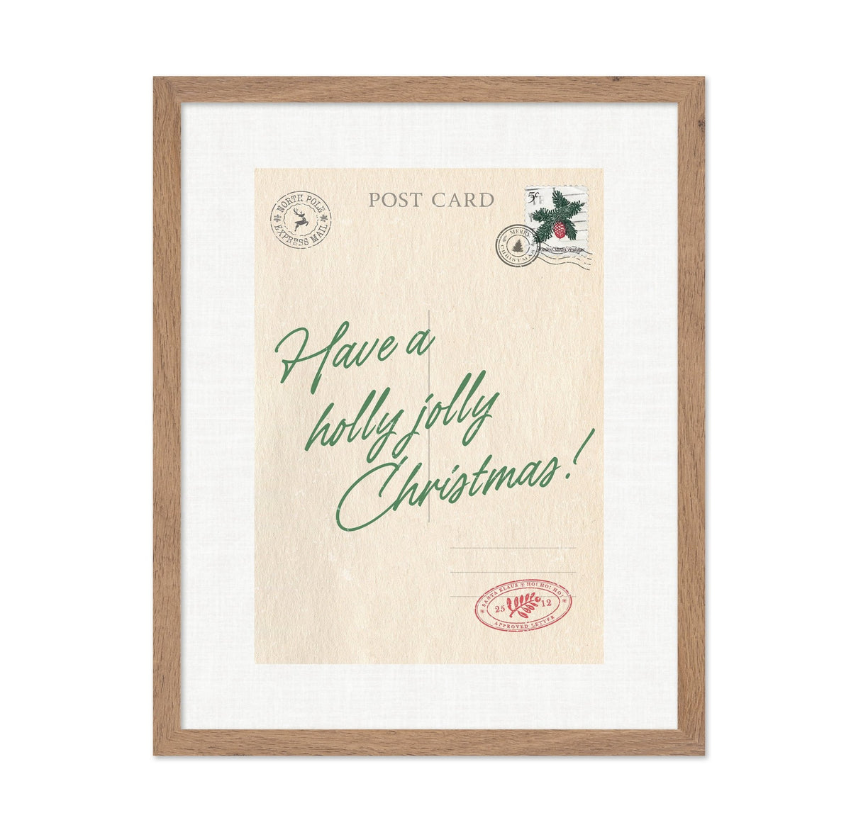 Holly Jolly Christmas Stamp