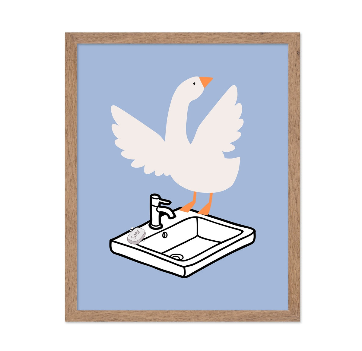 Goose on the Sink