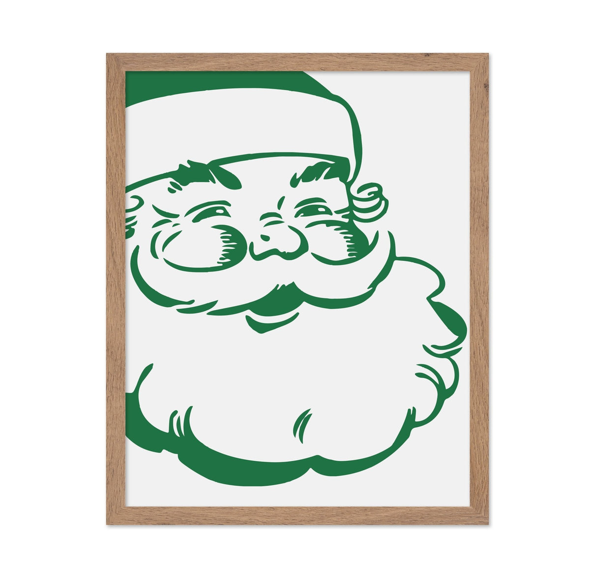 Retro Santa - Green