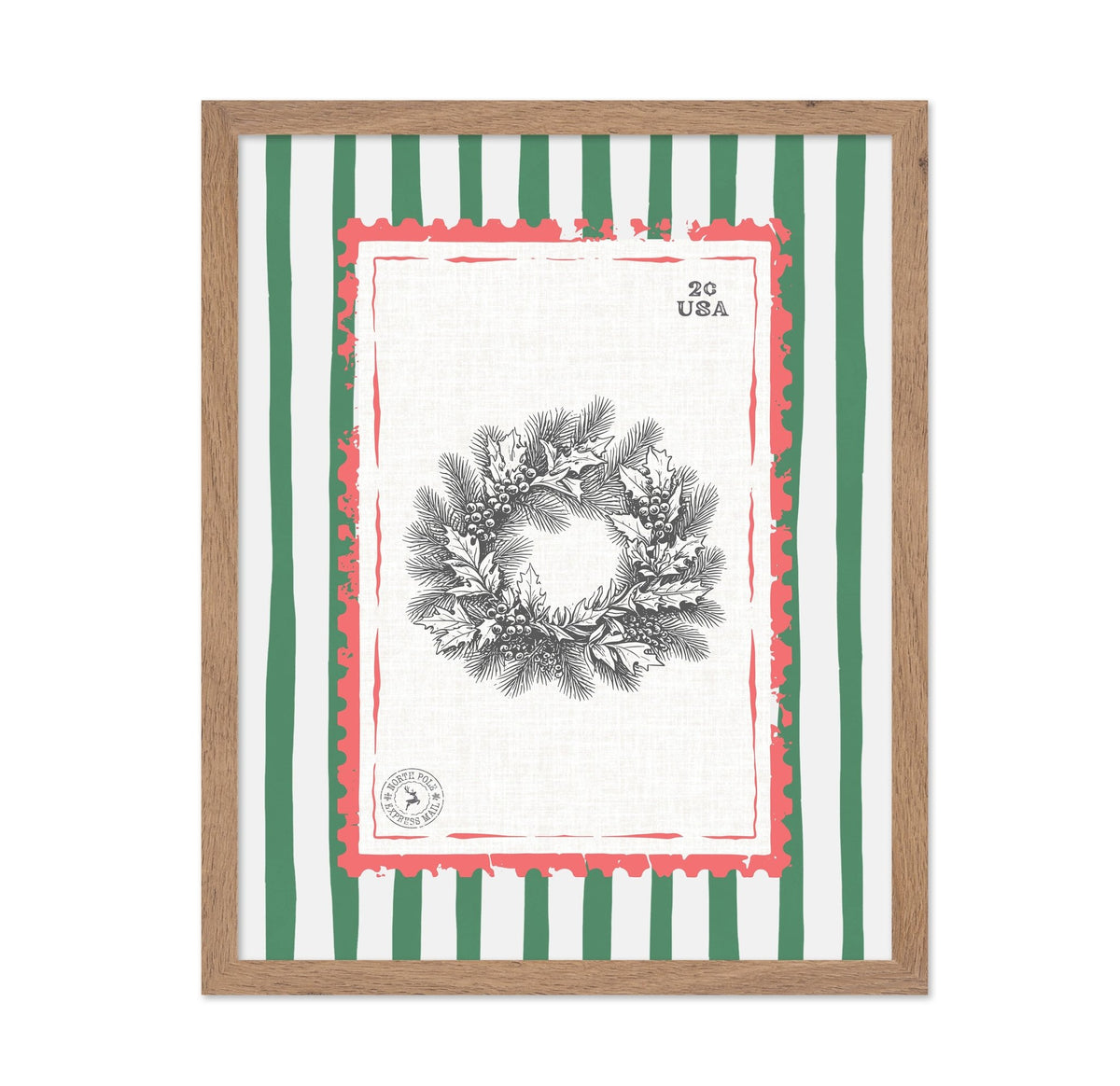 Christmas Wreath Stamp