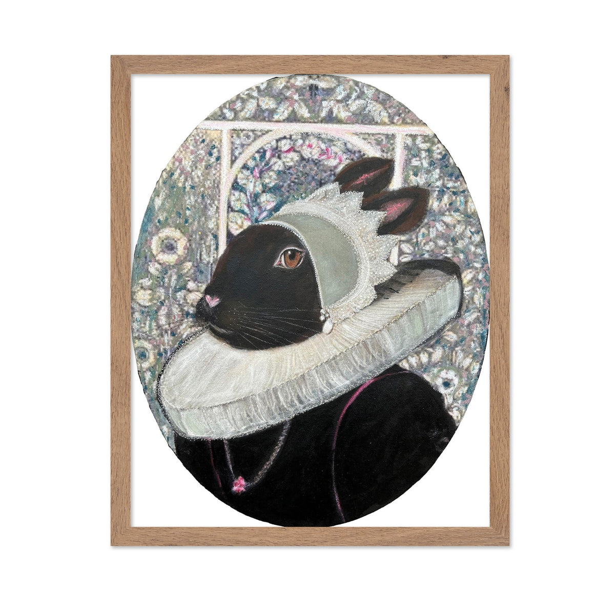 Regal Rabbit Portrait