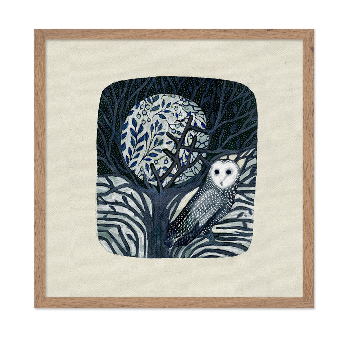 Owl and Moon