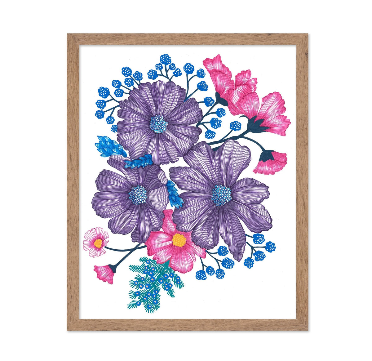 Pink and Purple Florals