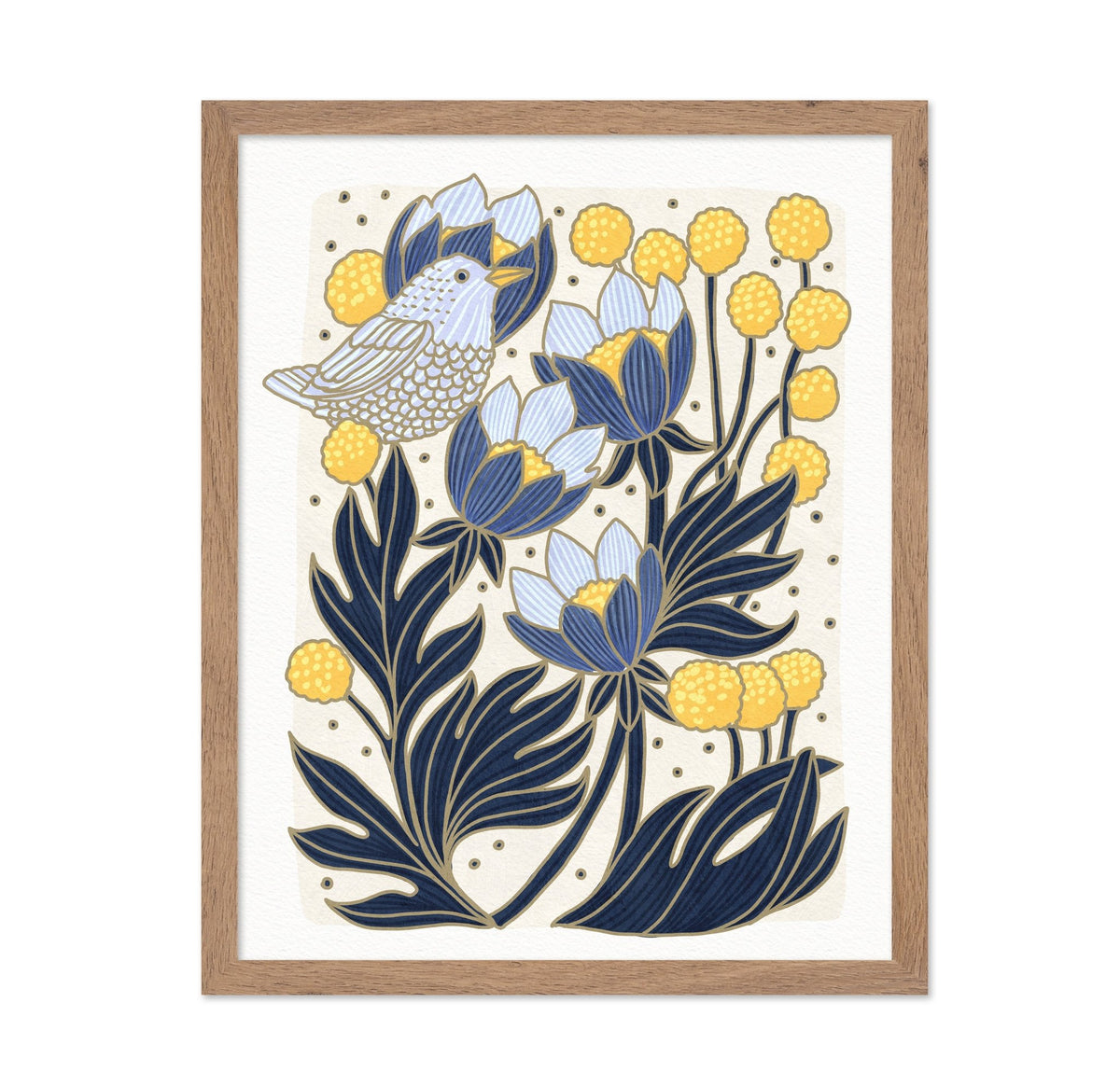 Birds And Flowers