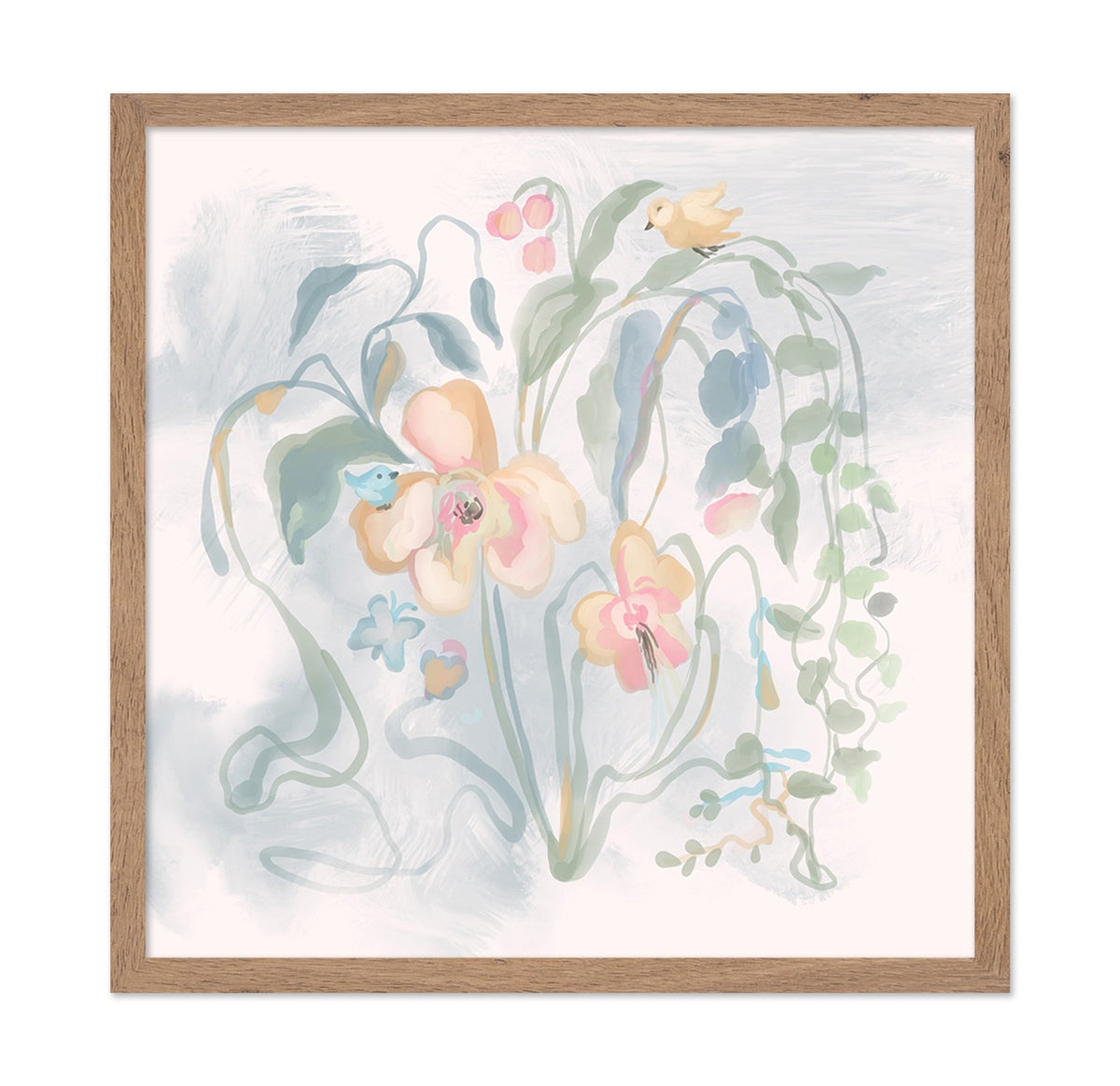 Yellow Bird and Blue Bird-Set of Two