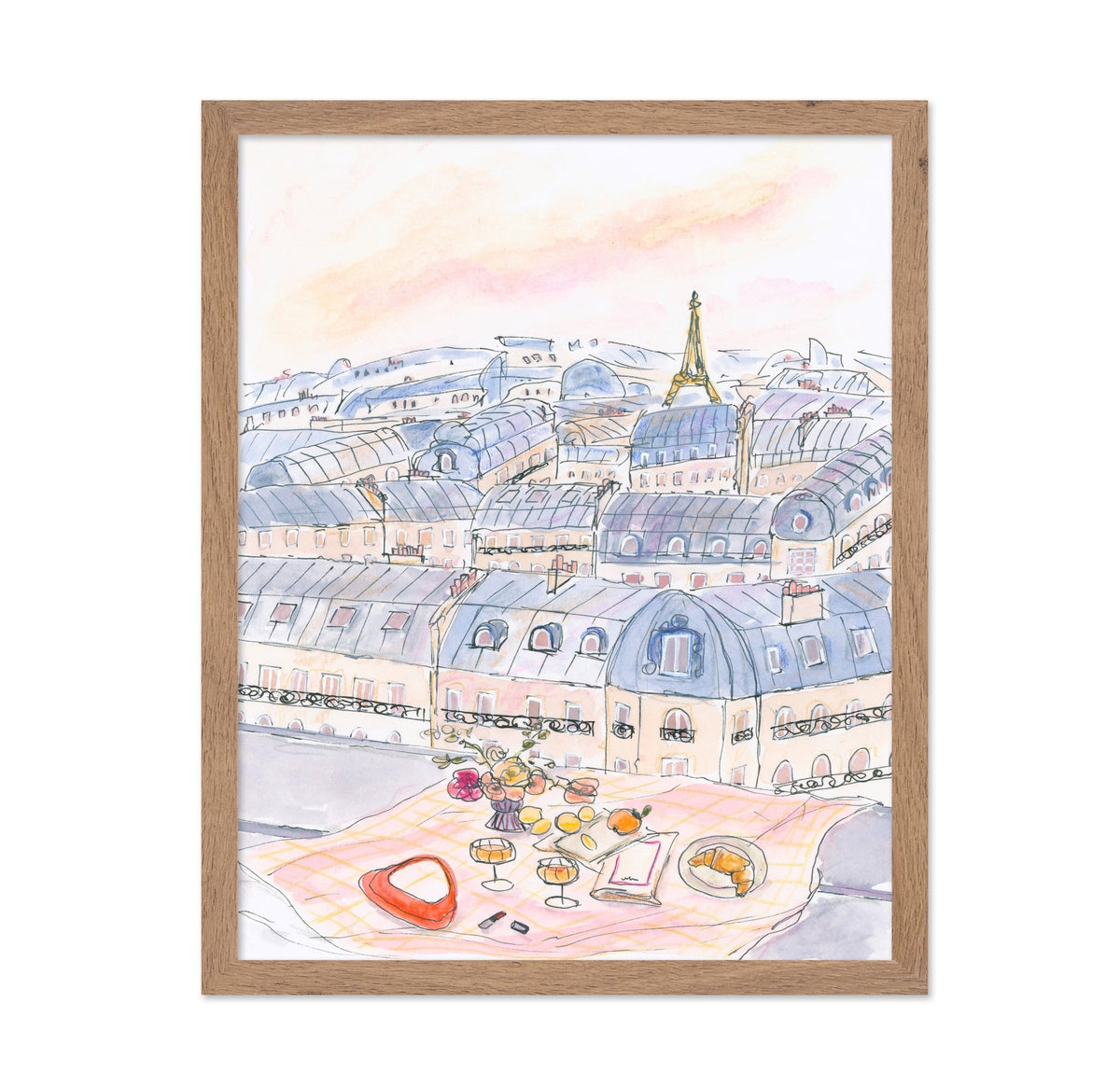 Parisian Rooftop Picnic With Eiffel Tower Views