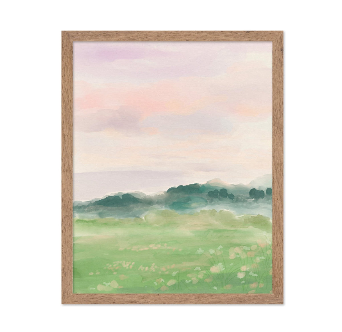 Misty Morning Fields