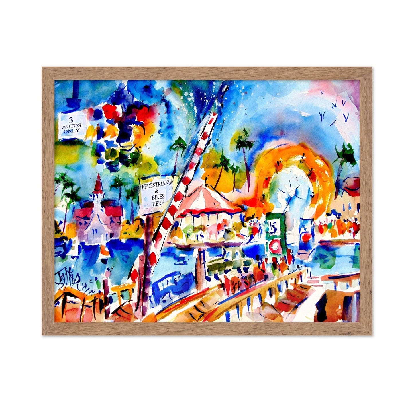 Colorful Coastal Street