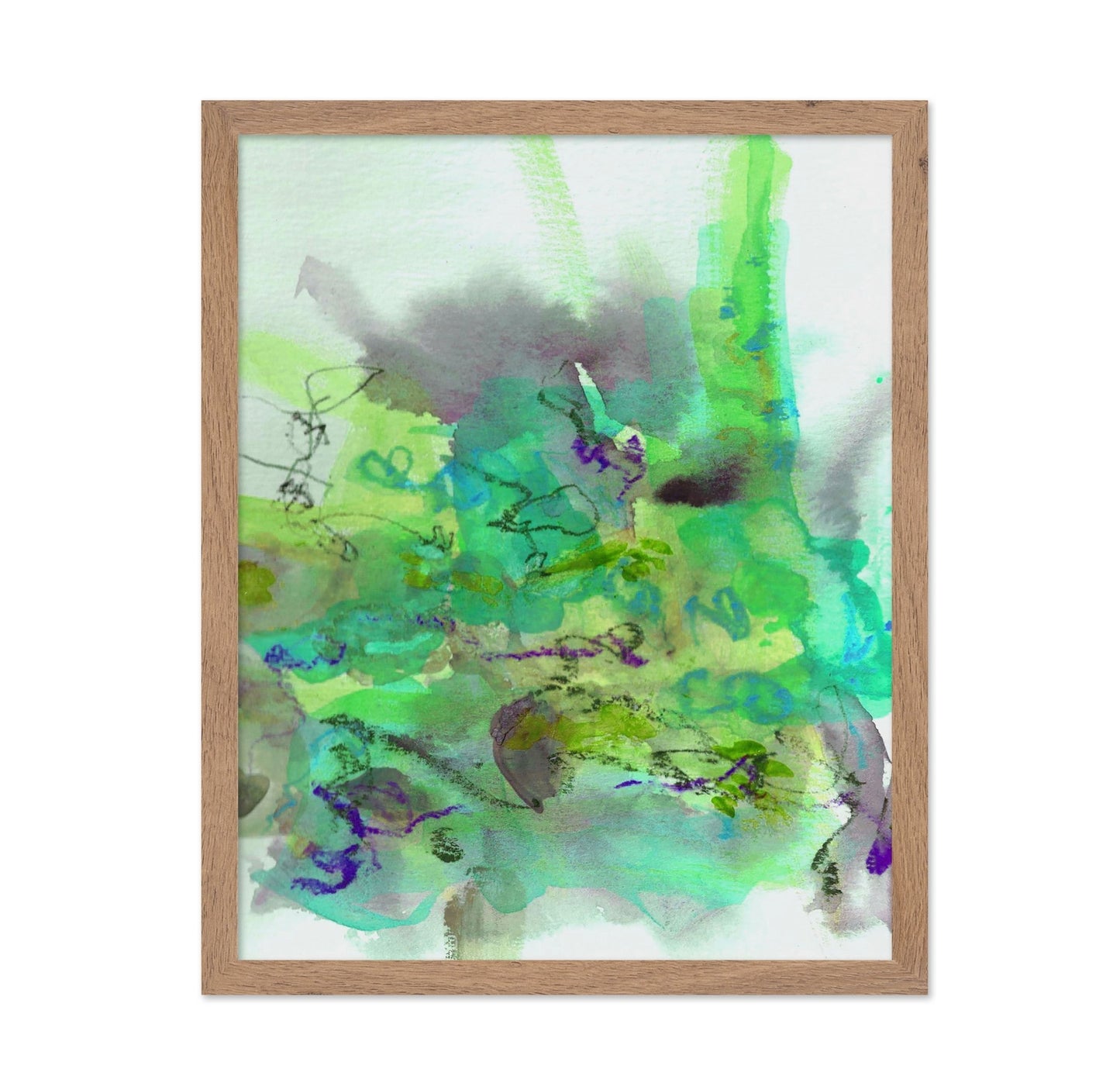 Abstract Distant Point Fresh Green