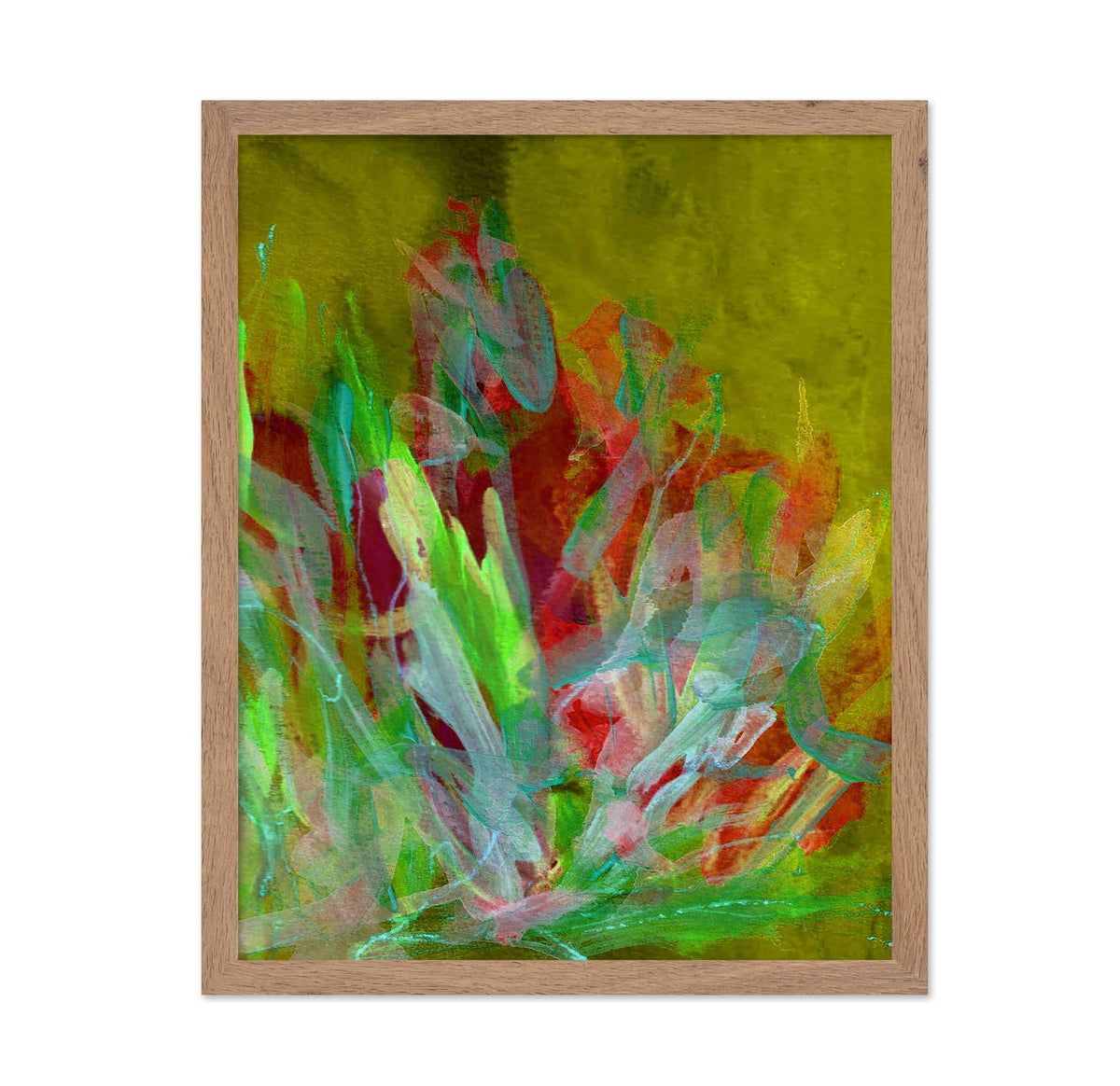 Fall Flower Painting Fountain Grass