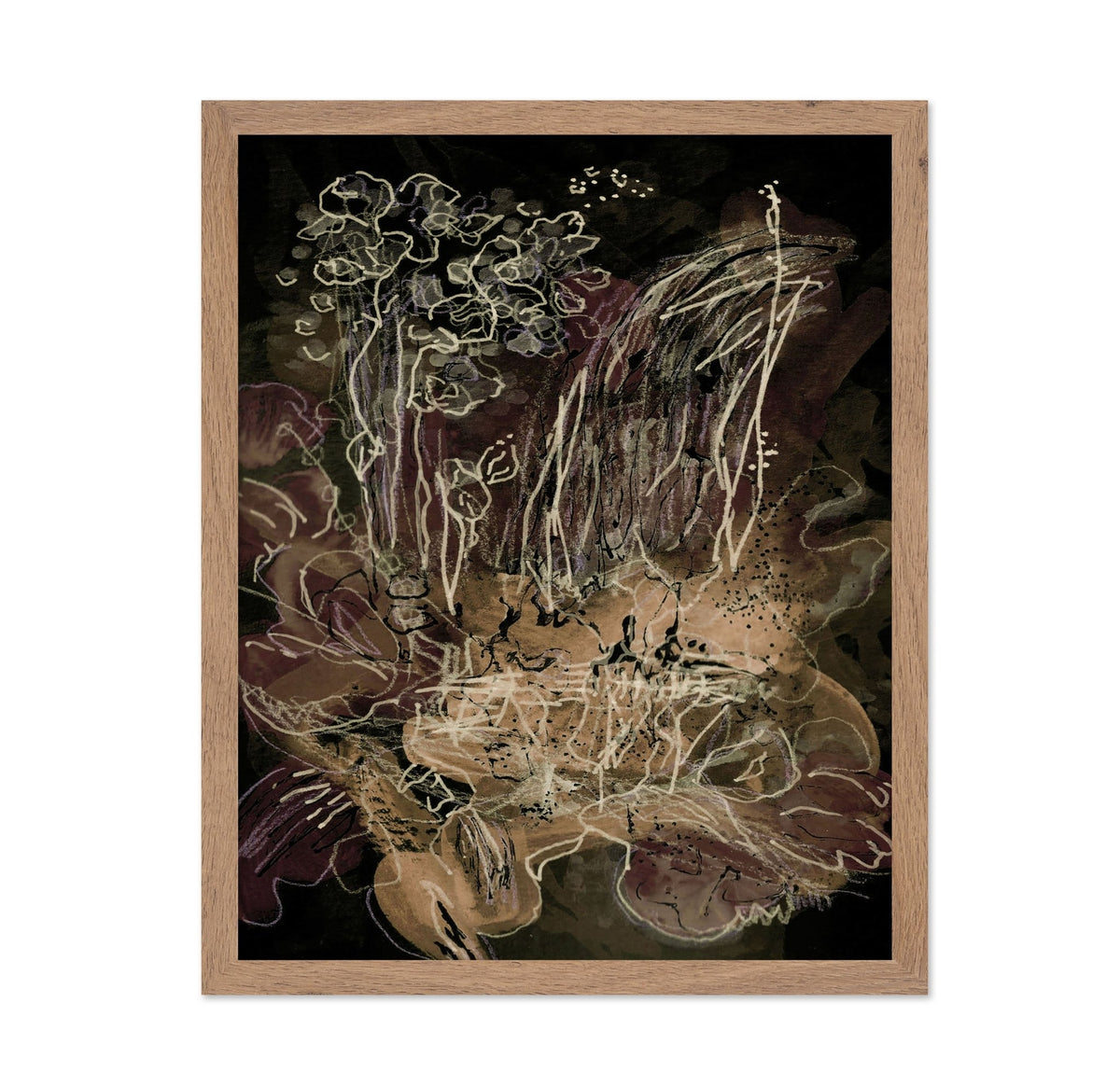 Orchid Bloom Midnight Mocha