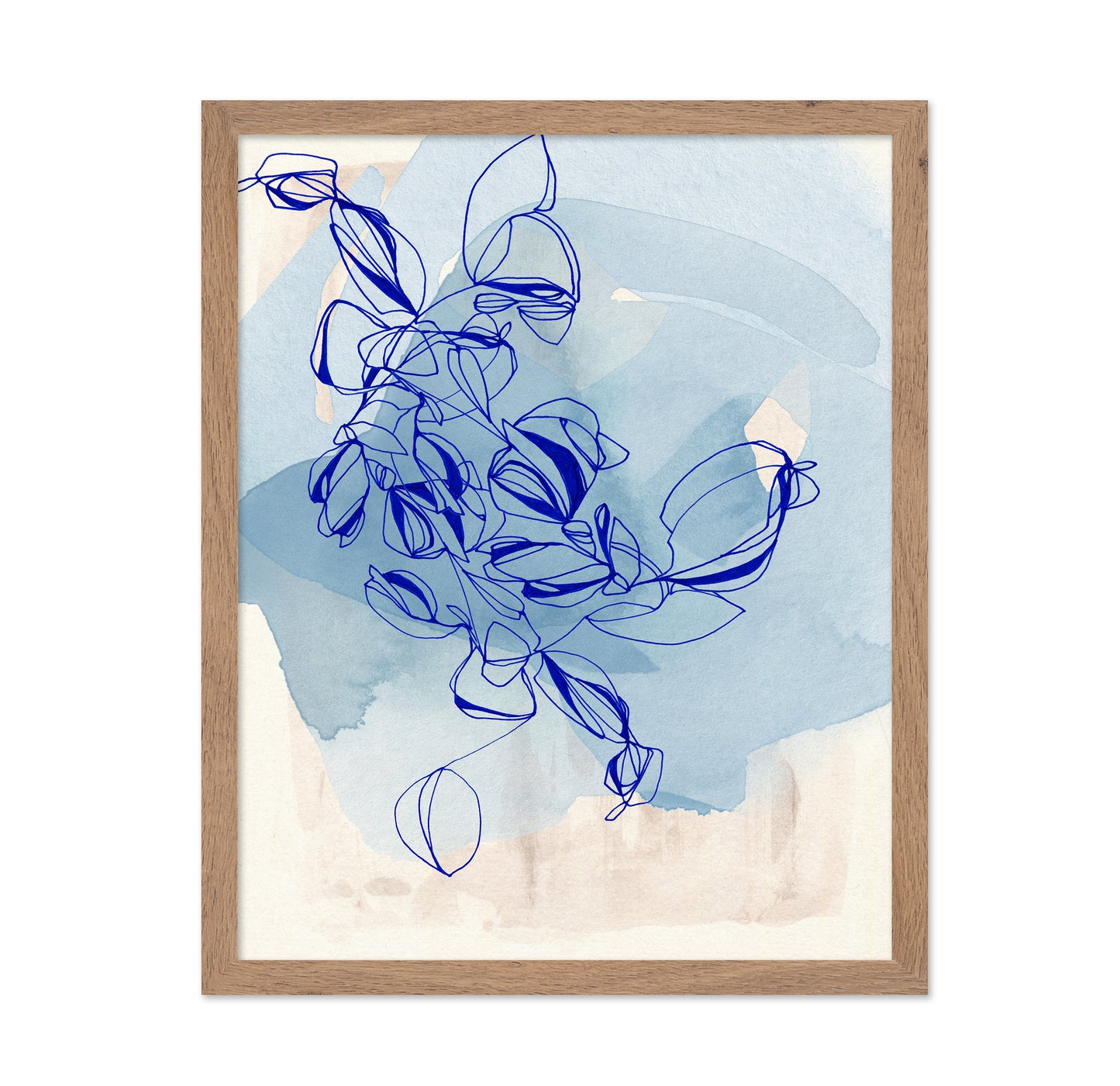 Blue Vine Elegance