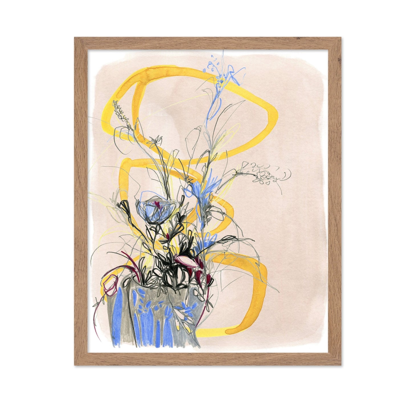Vivid Blue Bouquet