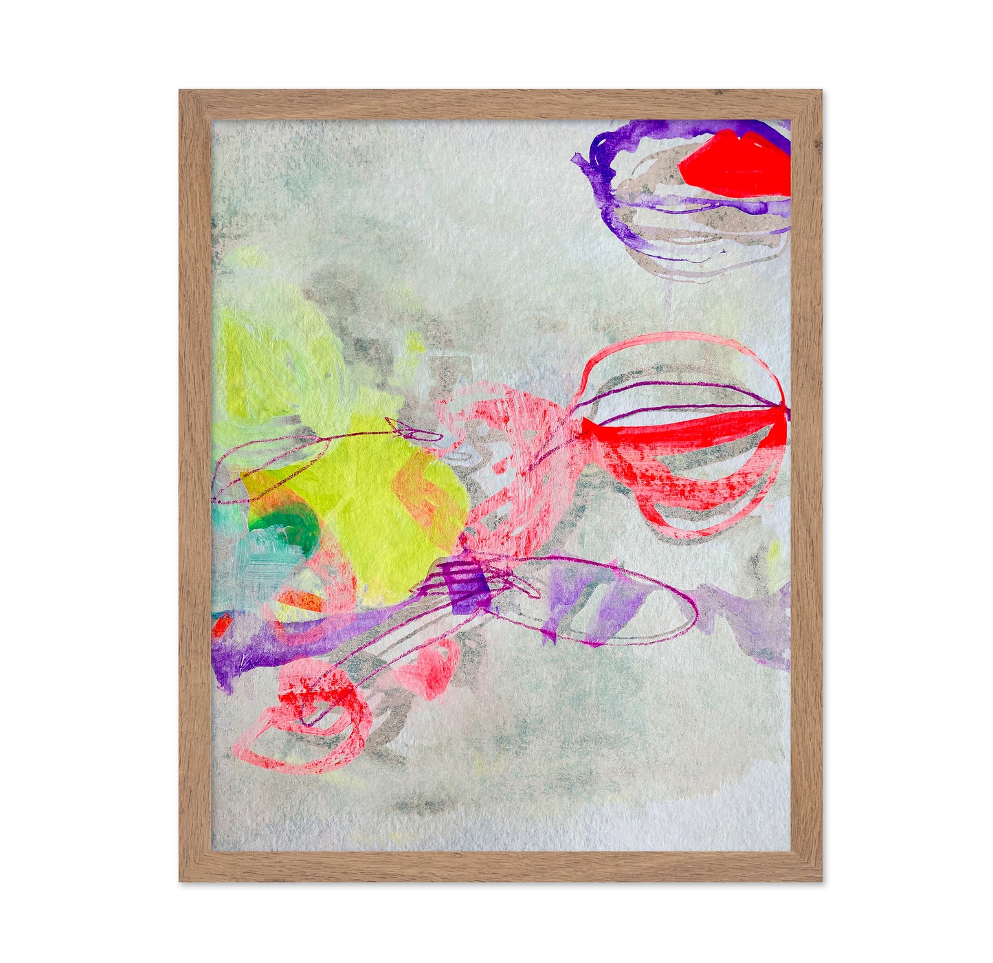 Dynamic Brushstrokes and Organic Shapes