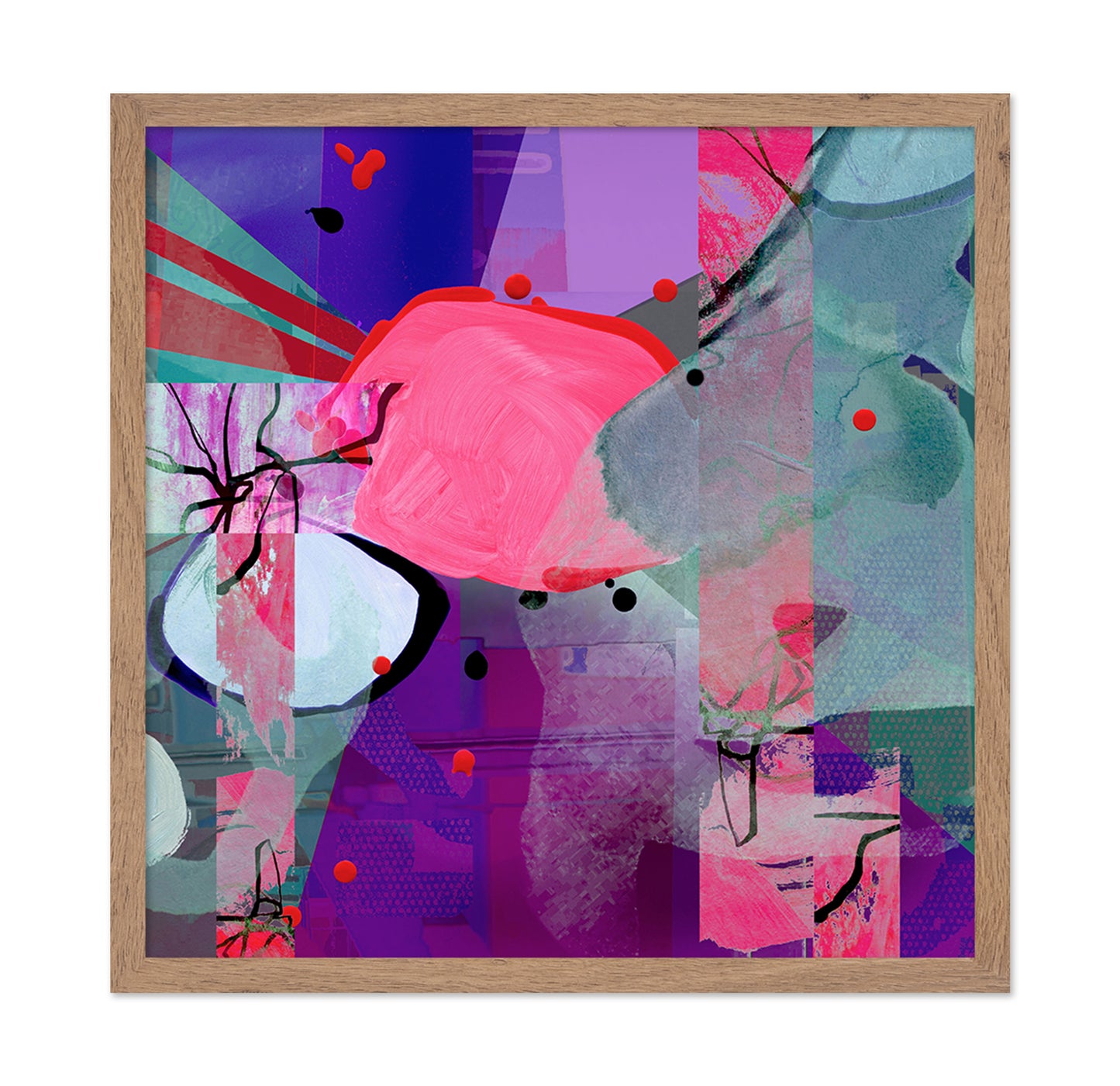 Geometric Shapes and Textured Layers