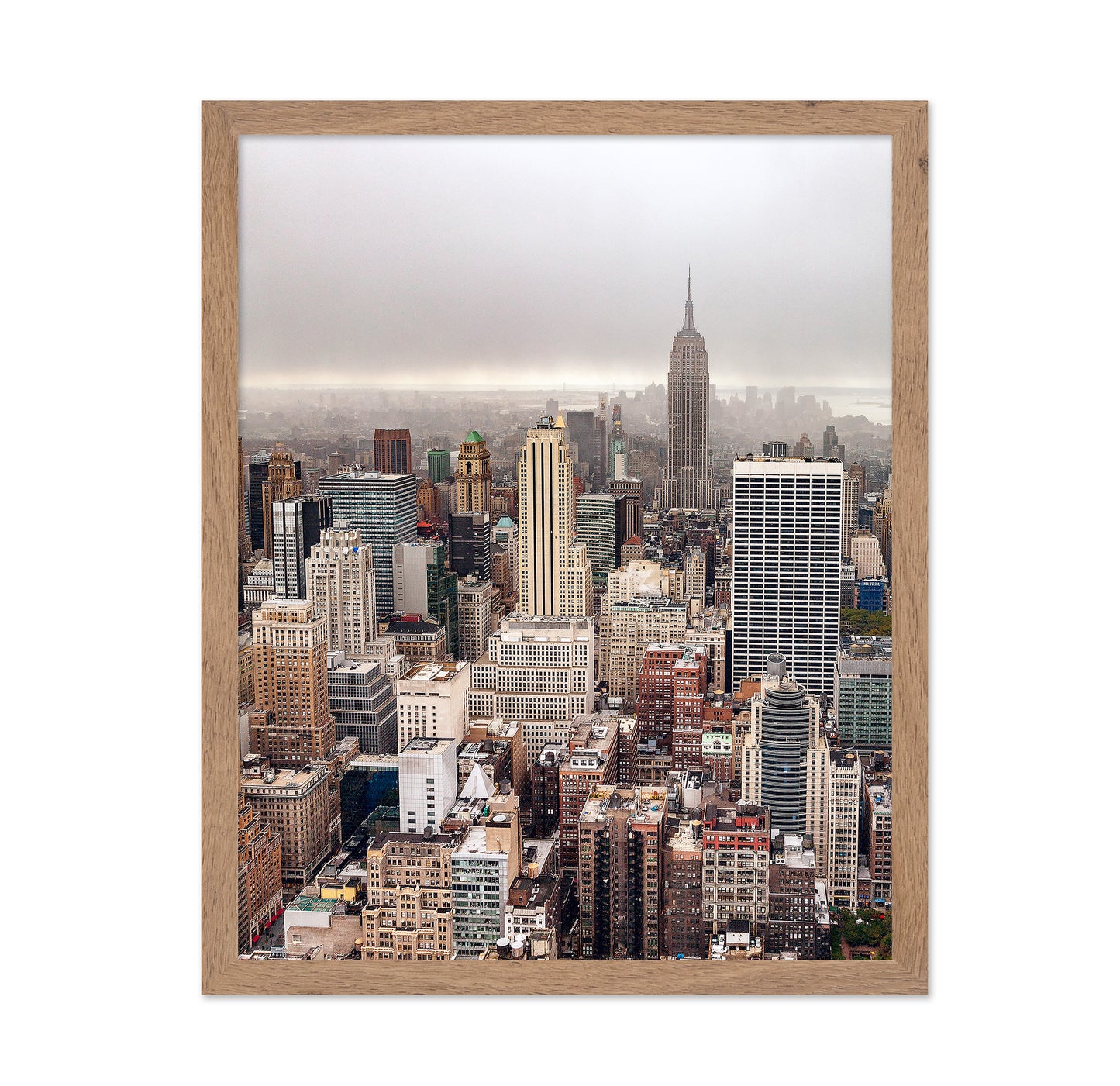 Manhattan Skyline Fog