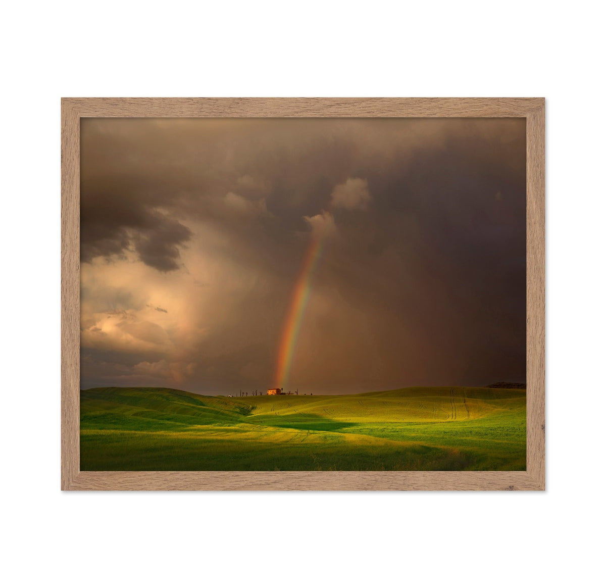 Rainbow Over Tuscany Hills