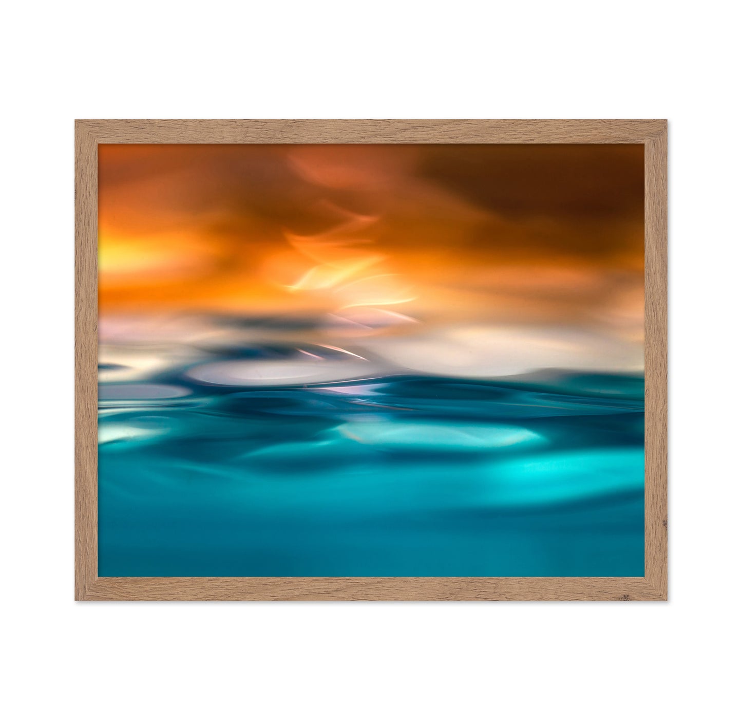 Abstract Ocean Light Waves