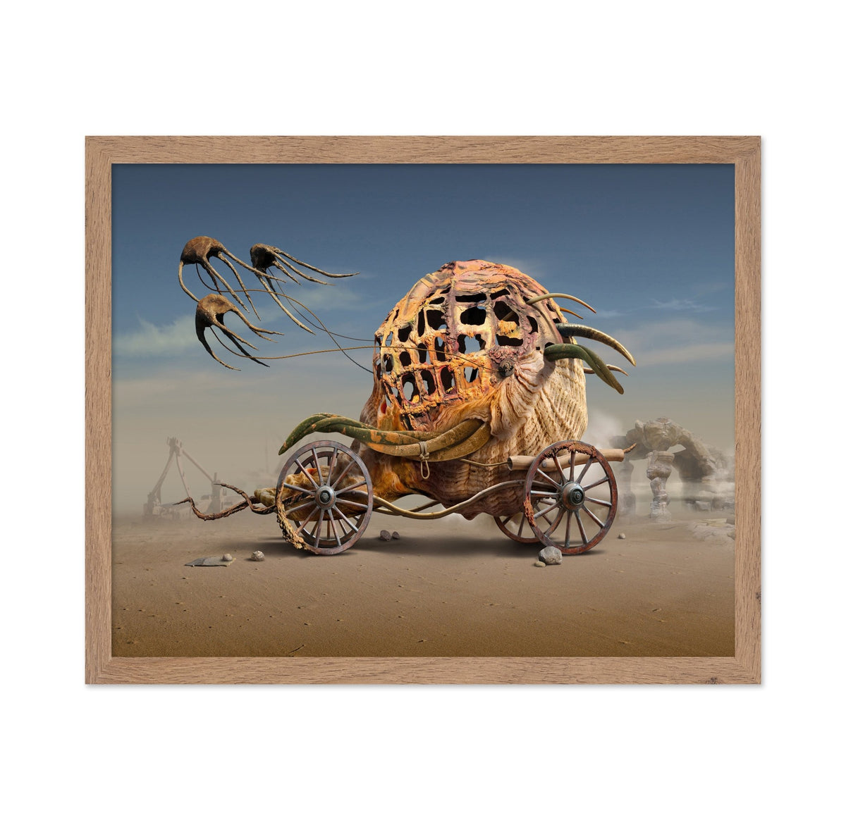 Surreal Desert Carriage