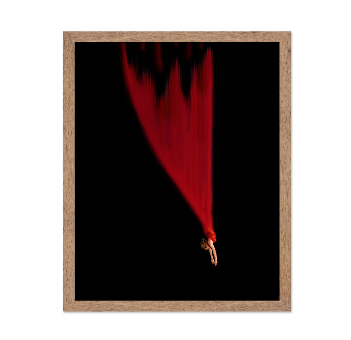 Red Falling Figure
