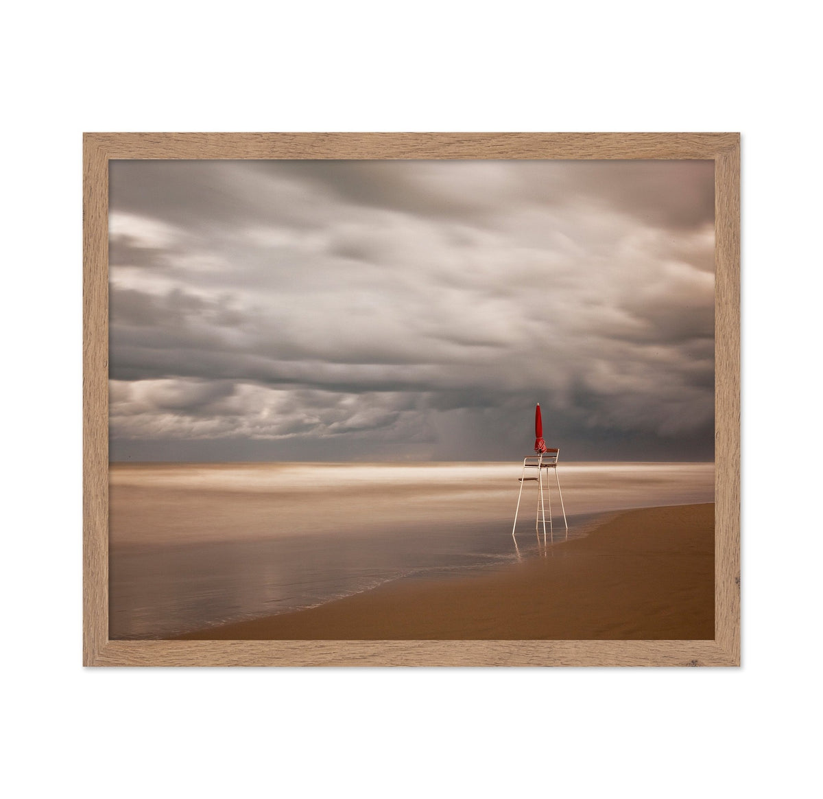 Red Lifeguard Stand