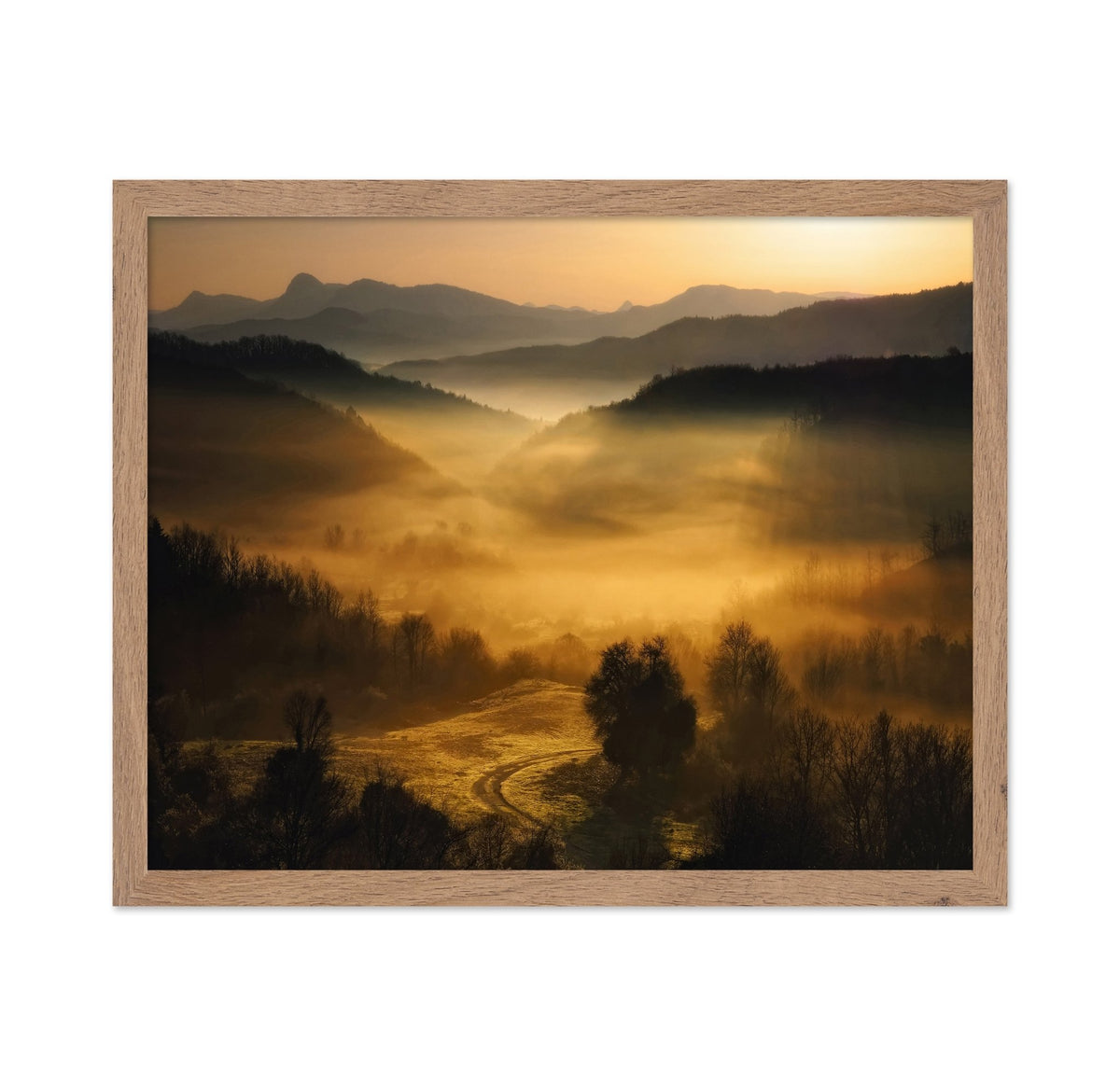 Golden Misty Valley