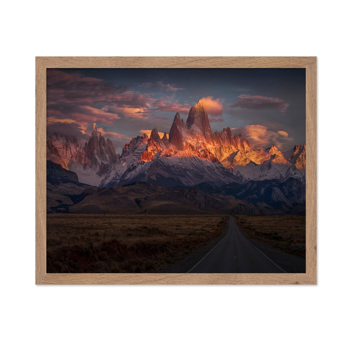 Fiery Mountain Sunrise